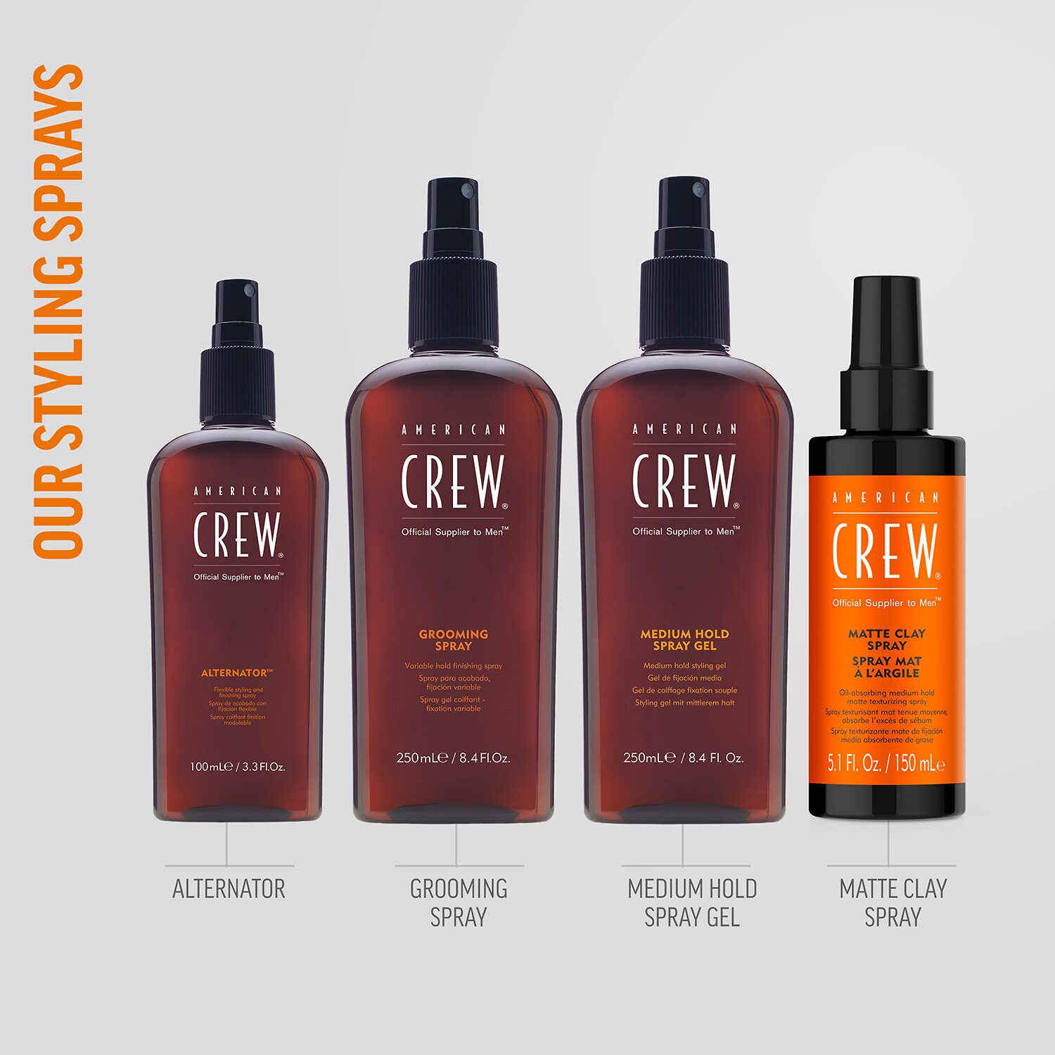American Crew Spray Gel Hair Spray 8.5 oz.