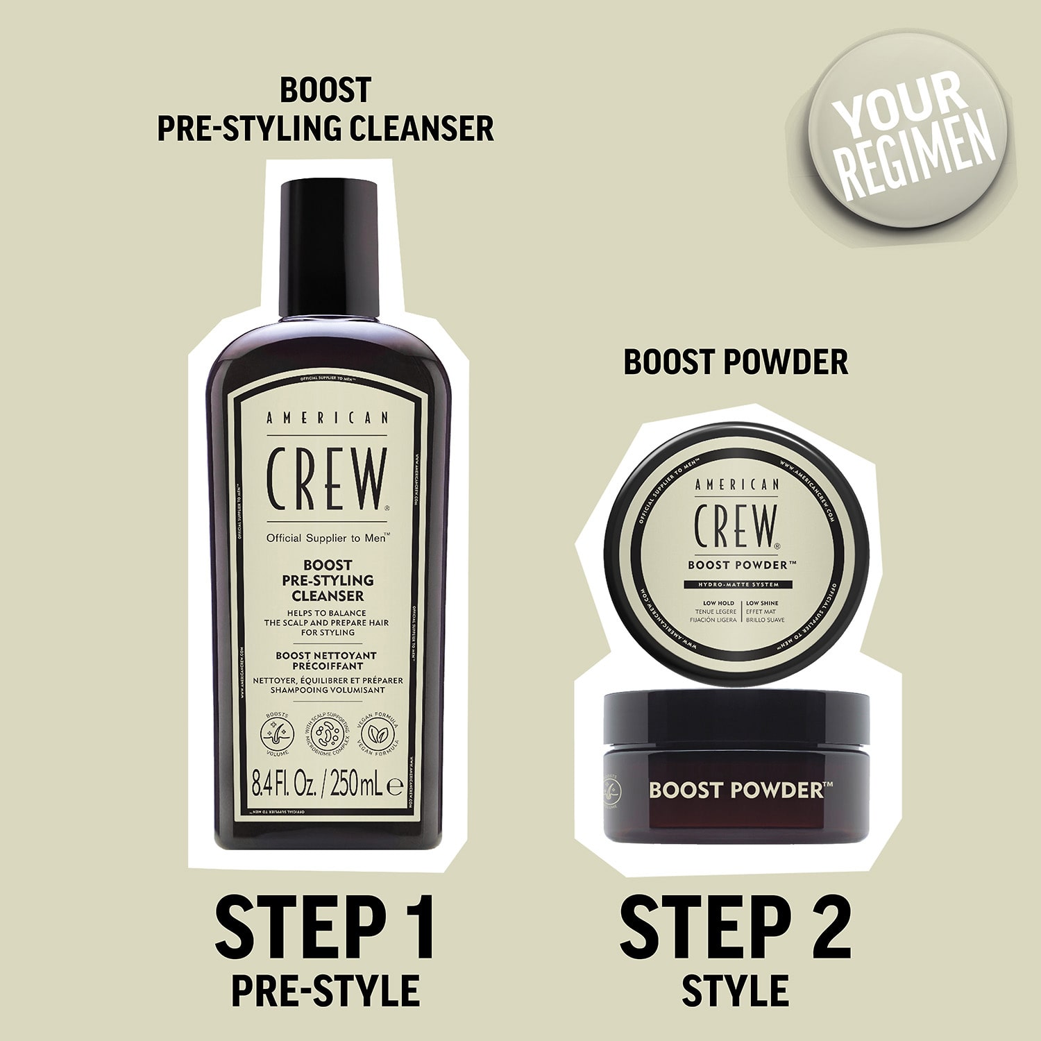 American Crew Boost Pre Styler Shampoo 8.4 oz.