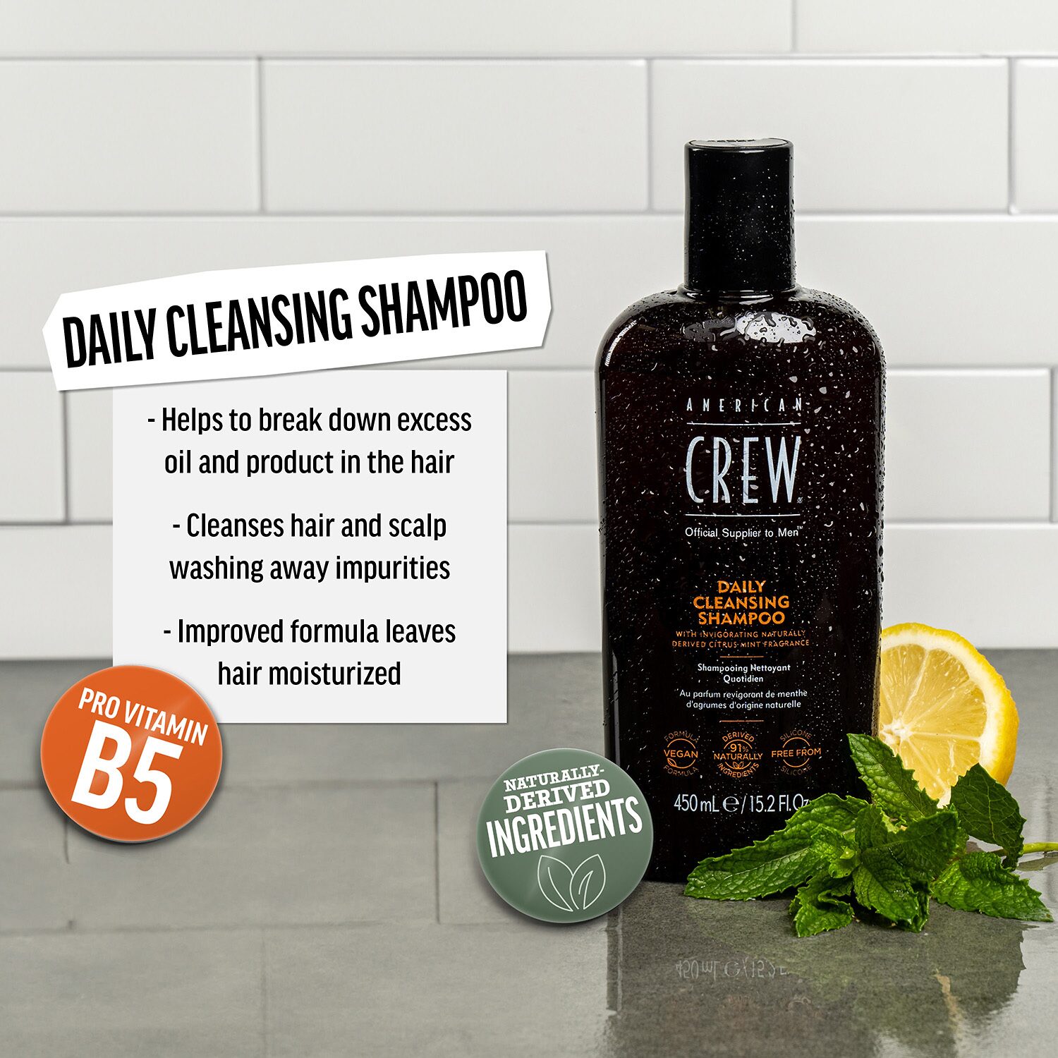 American Crew Daily Cleansing Shampoo 33.8 oz.
