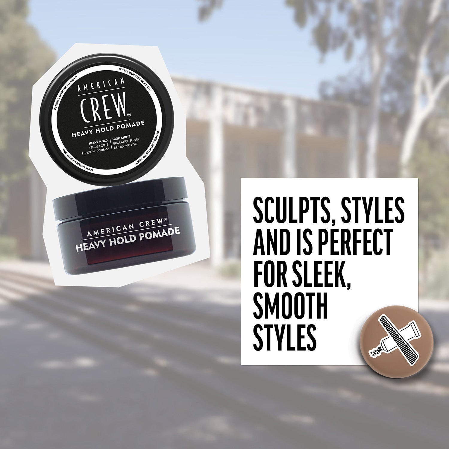 American Crew Crew Heavy Hold Hair Pomade 2.9 oz.
