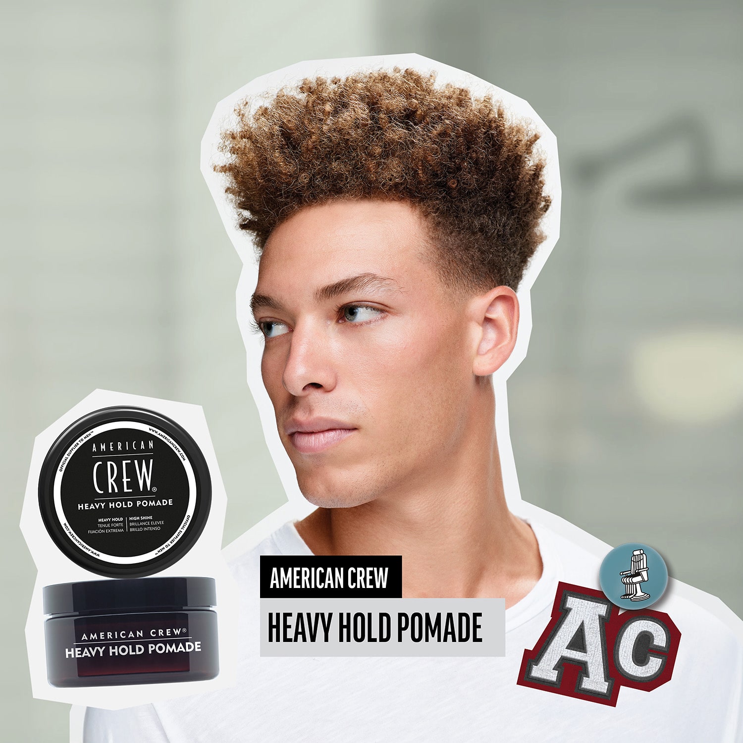 American Crew Crew Heavy Hold Hair Pomade 2.9 oz.