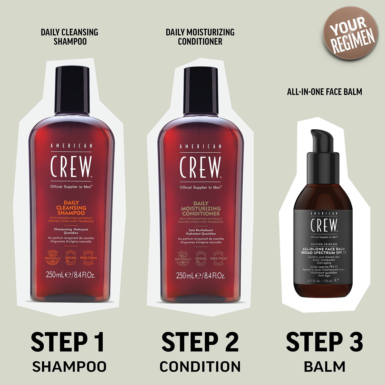 American Crew Daily Cleansing Shampoo 33.8 oz.