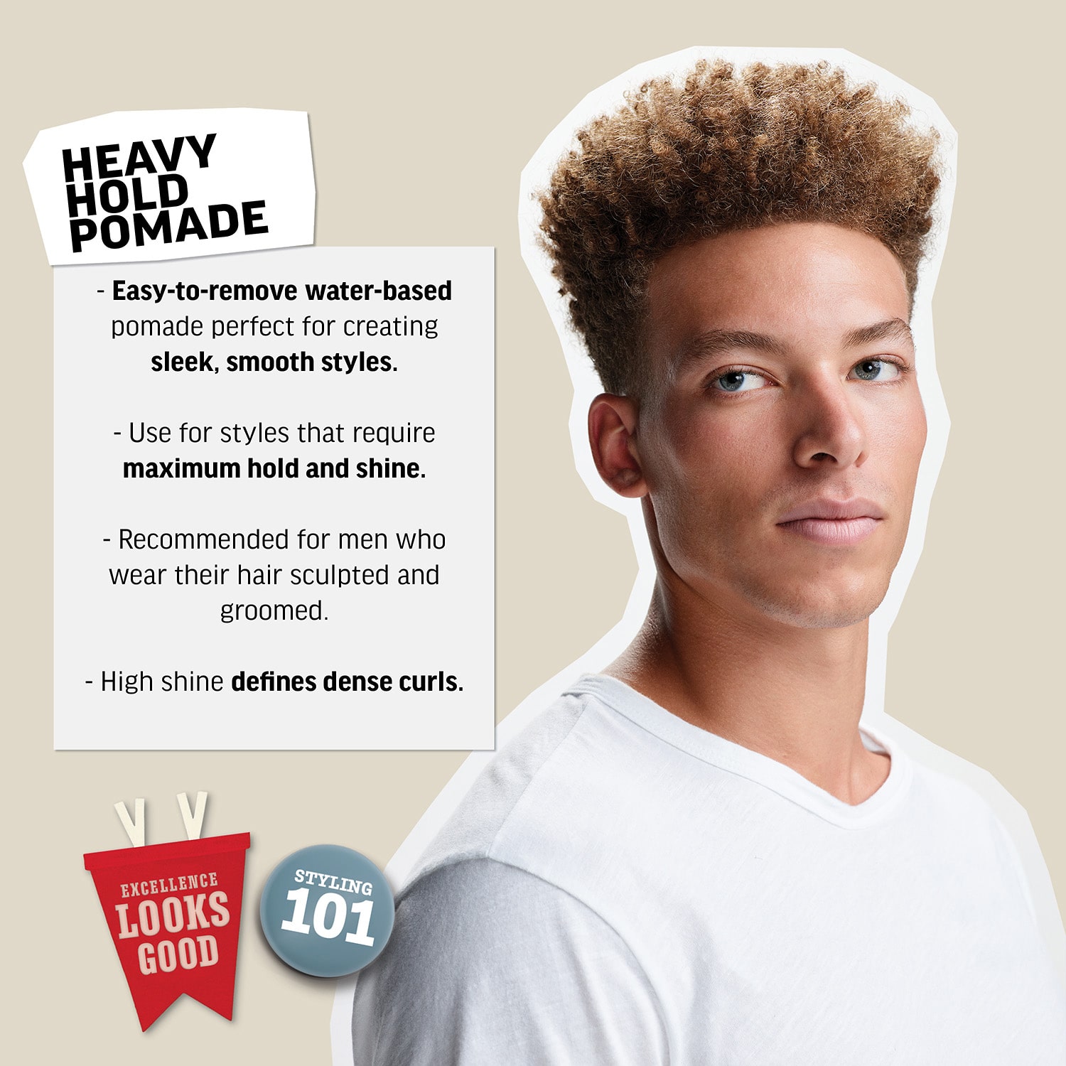 American Crew Crew Heavy Hold Hair Pomade 2.9 oz.