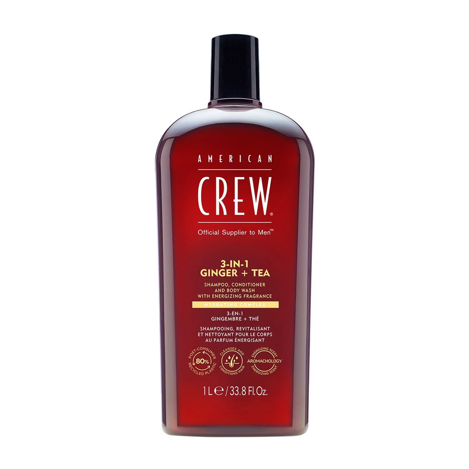 American Crew 3-In-1 Ginger + Tea Shampoo 33.8 oz.