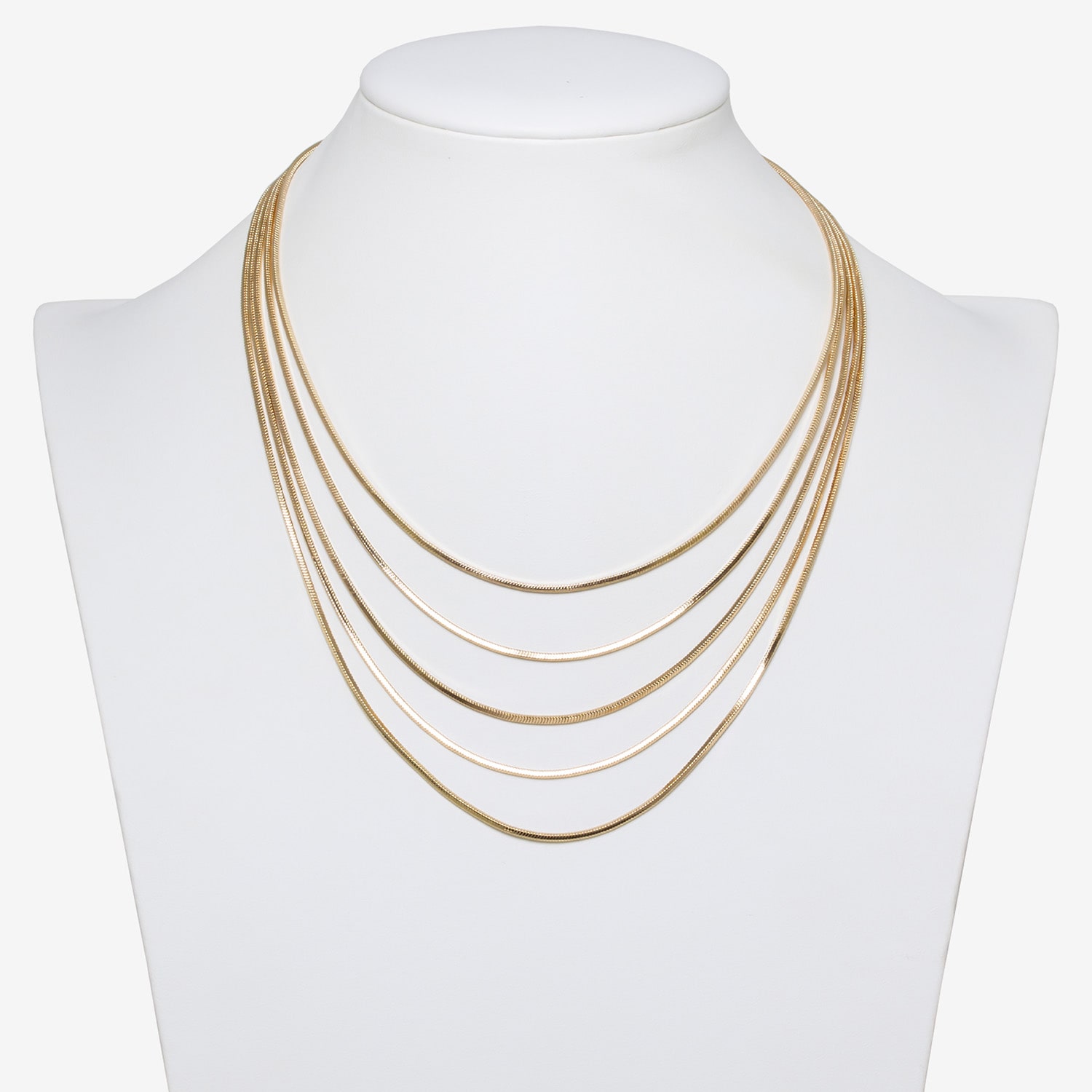 Bold Elements Womens 18 Inch Snake Chain Necklace
