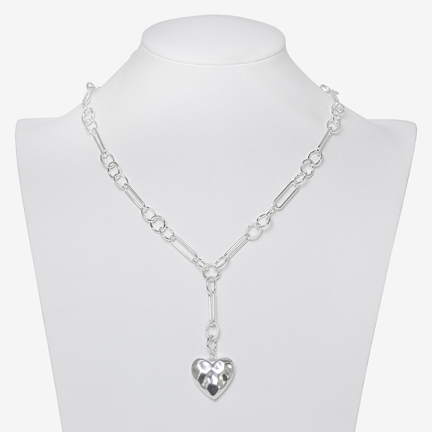 Bold Elements Silver Tone Womens 18 Inch Y Necklace