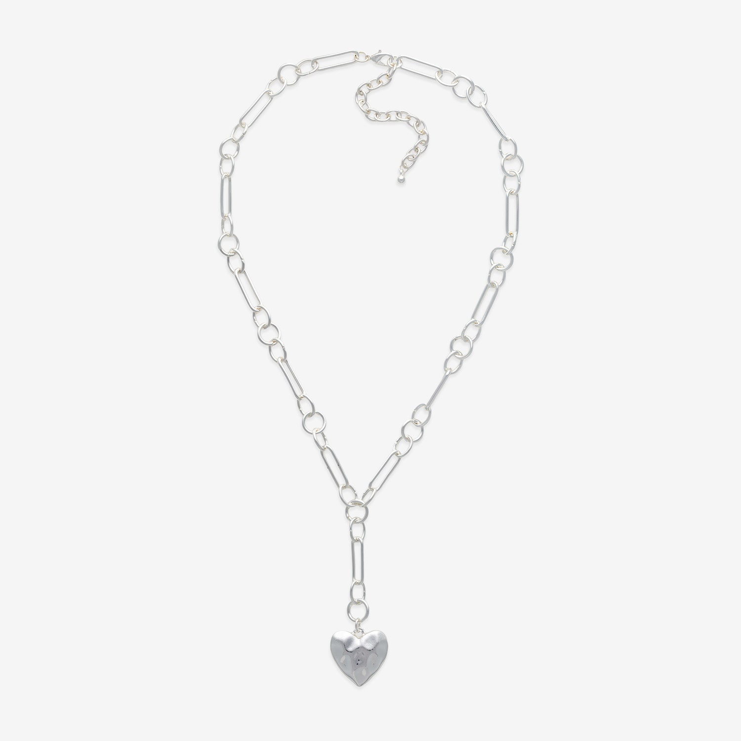 Bold Elements Silver Tone Womens 18 Inch Y Necklace