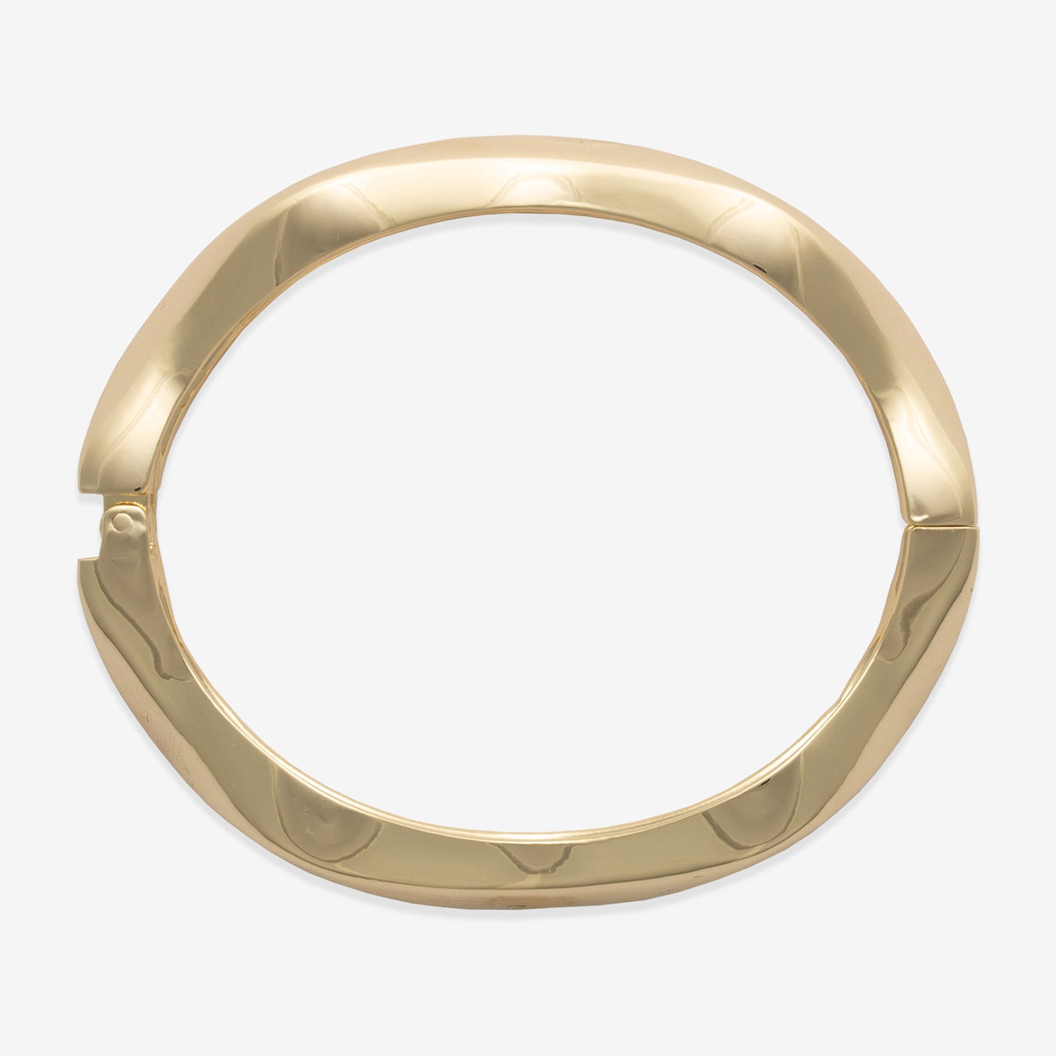 Bold Elements Gold Tone Womens Bangle Bracelet