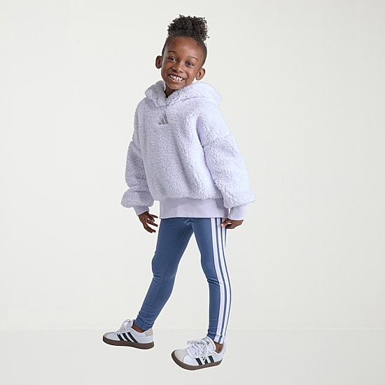adidas Toddler Girls Knit 2-pc. Pant Set