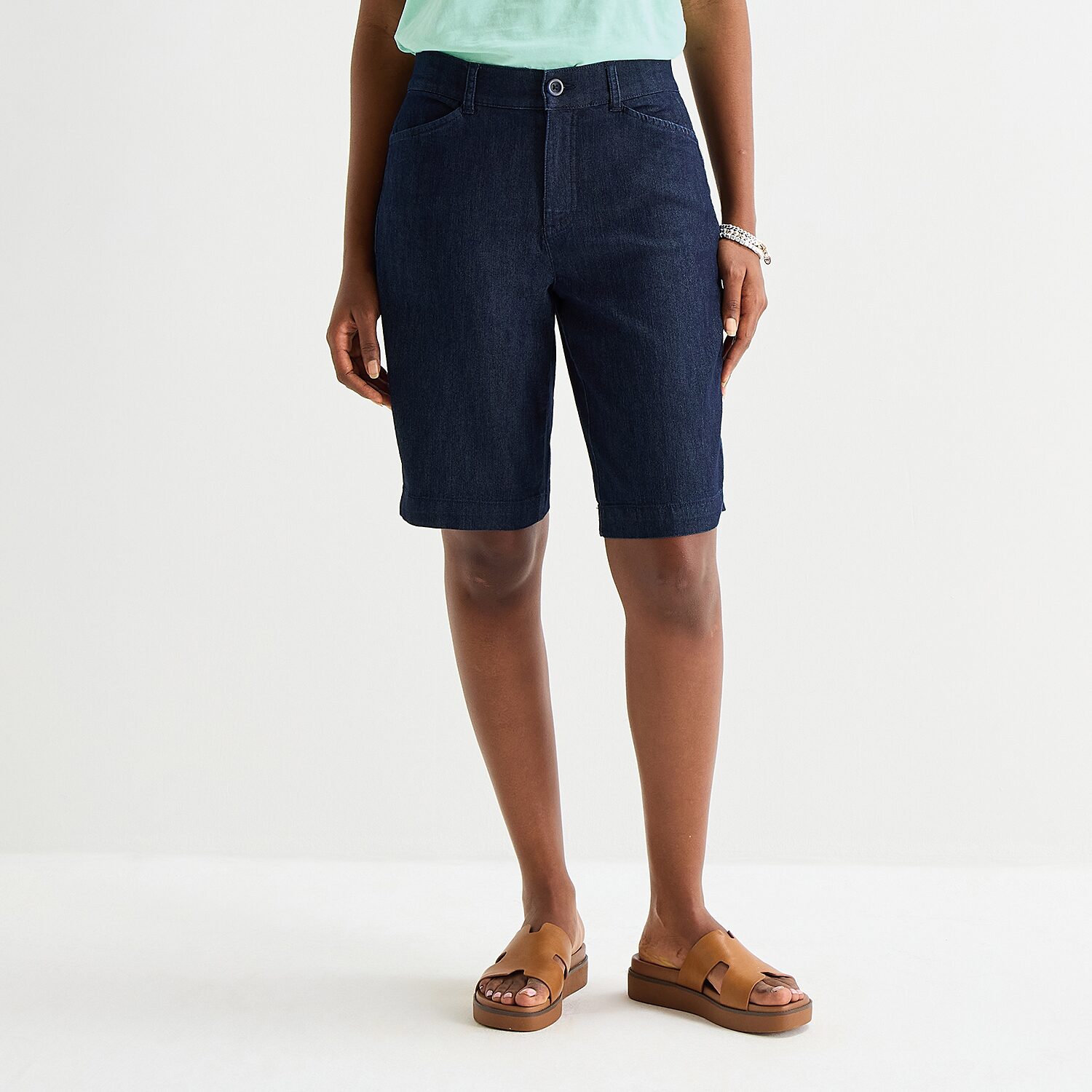 St. John's Bay Womens 11" Bermuda Short