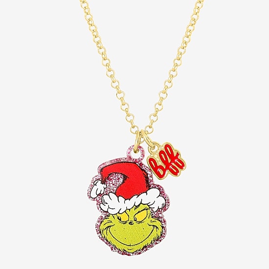 Womens Grinch 2-pc. Necklace Set, Color: Goldtone - JCPenney
