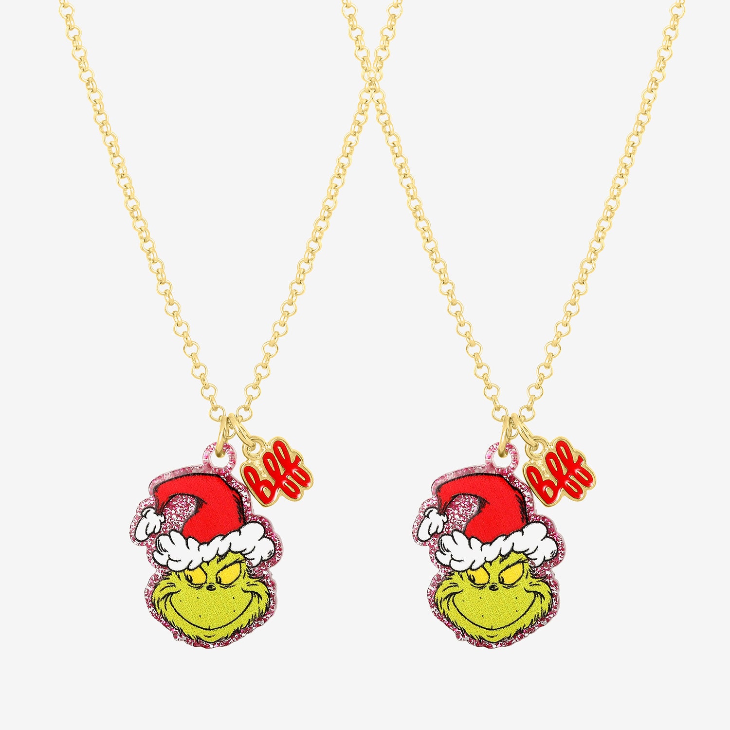 Womens Grinch 2-pc. Necklace Set, Color: Goldtone - JCPenney