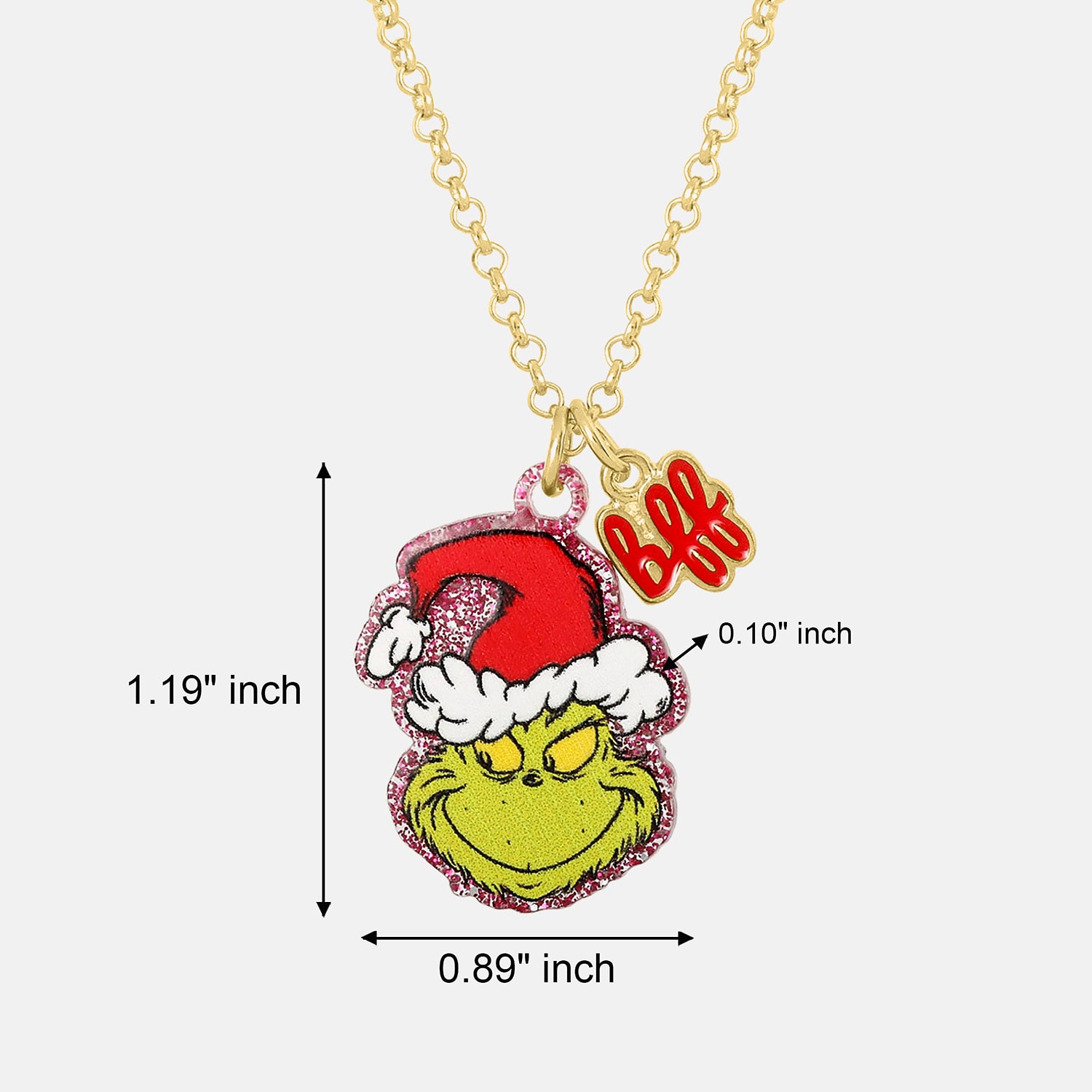 Womens Grinch 2-pc. Necklace Set