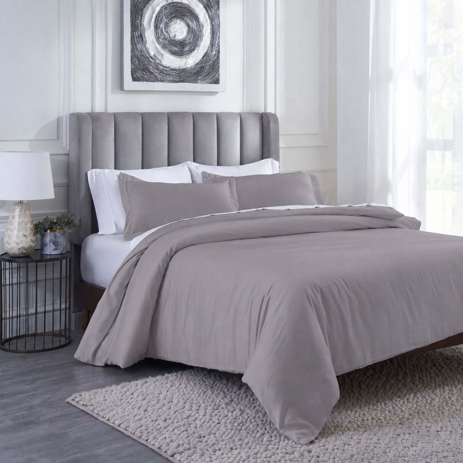 SUPERIOR® Beechwood Modal 400tc Premium Cooling Reversible Duvet Cover