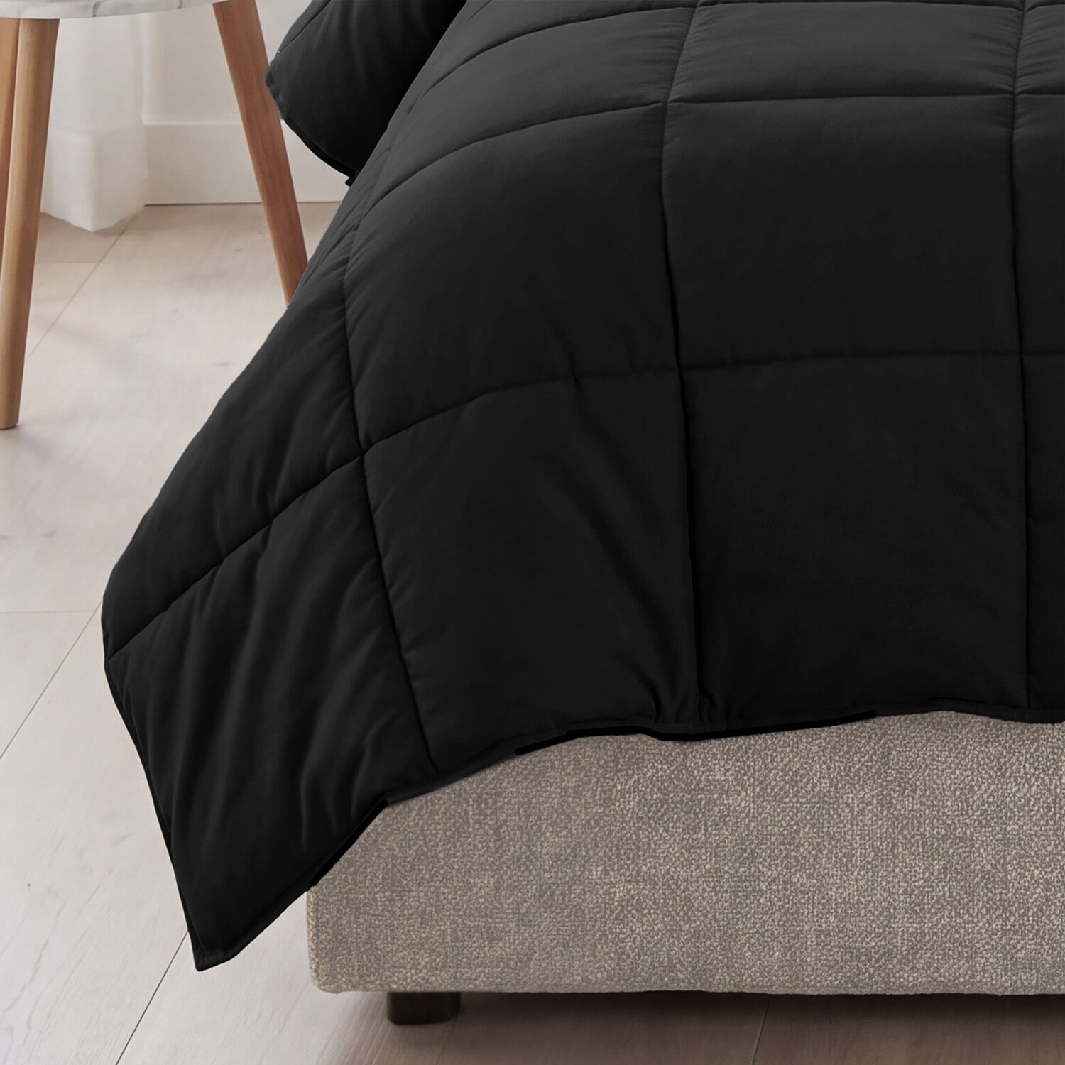 SUPERIOR® Solid All Season Plush Microfiber Down Alternative Hypoallergenic Comforter