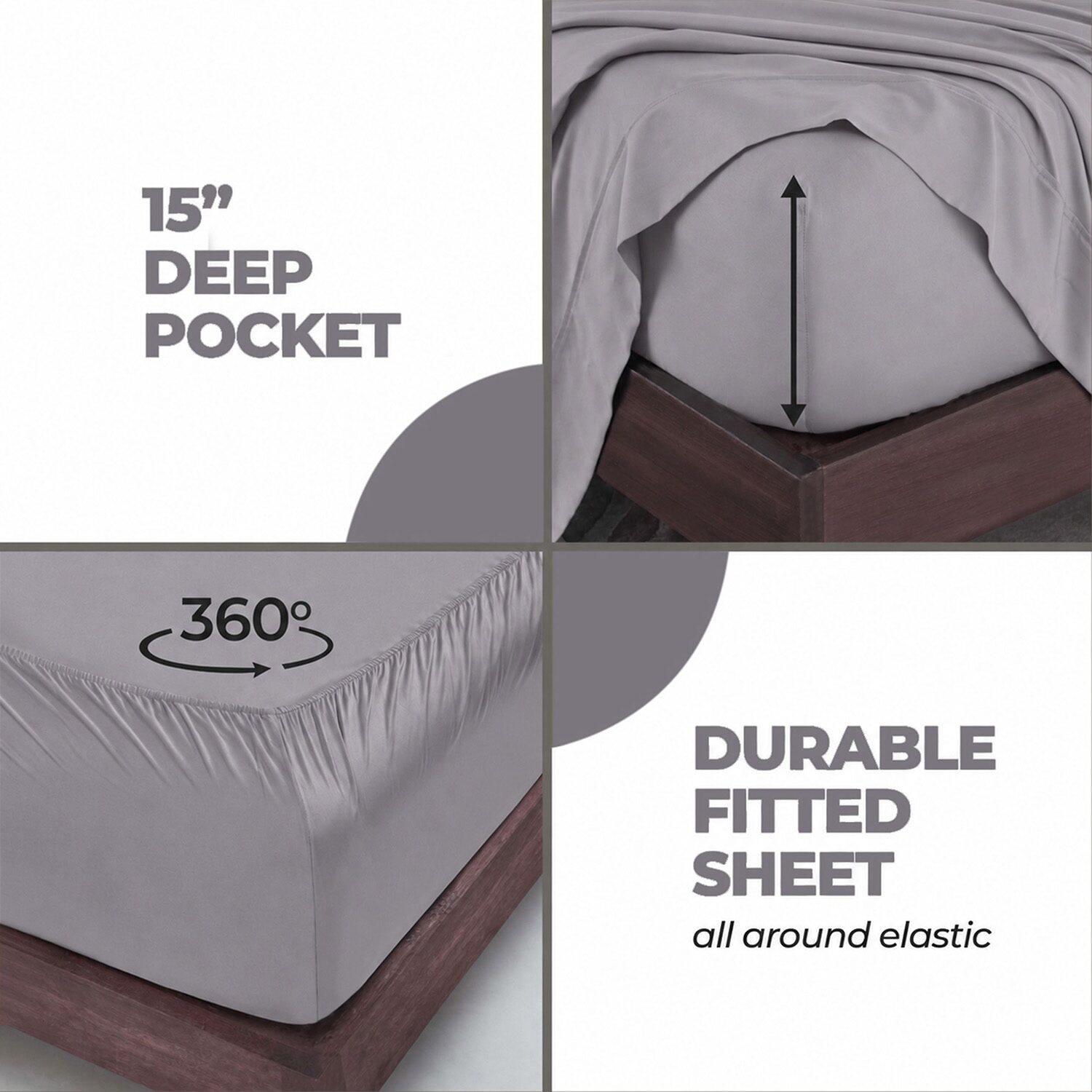 SUPERIOR® Beechwood Modal Premium Cooling 400tc Deep Pocket Sheet Set