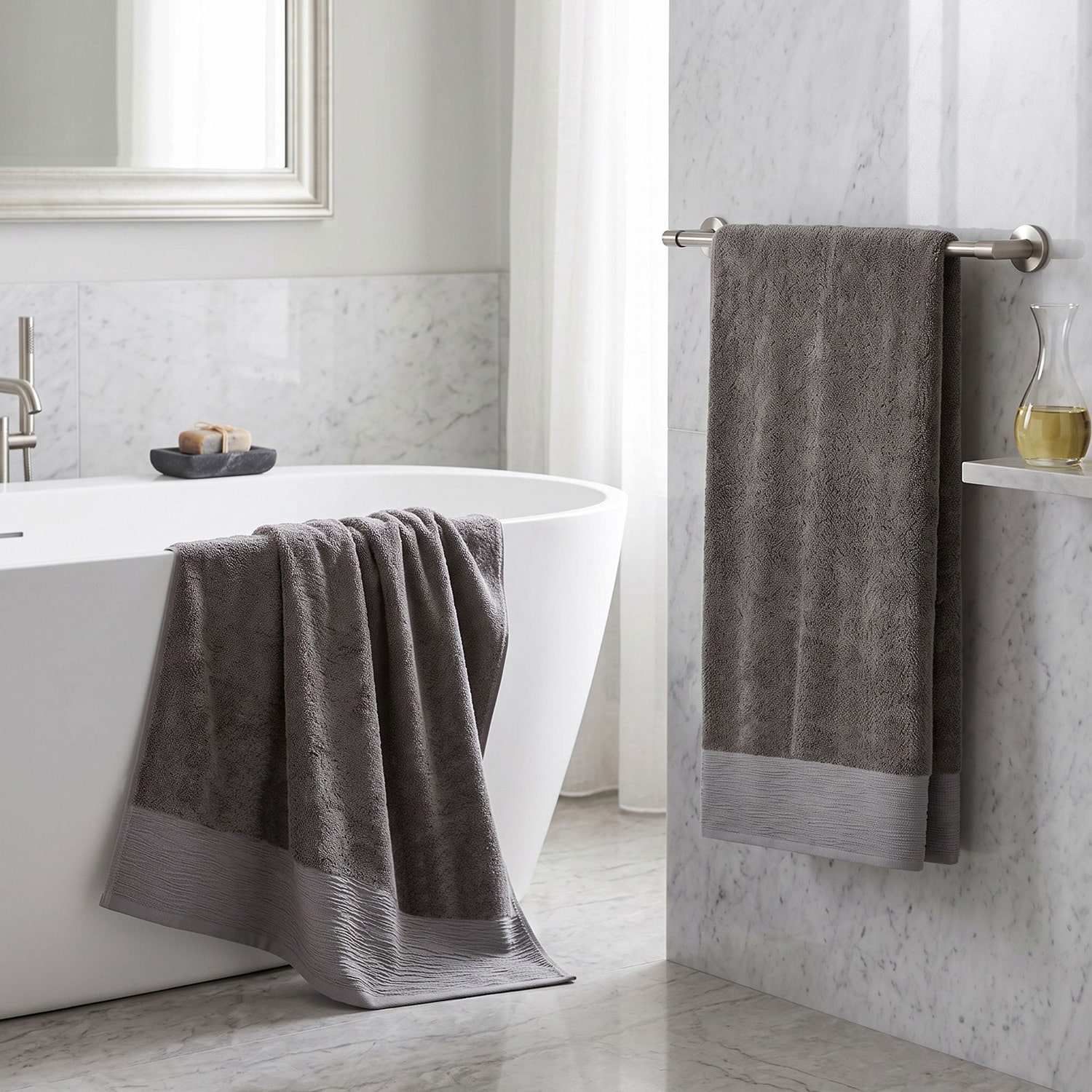 SUPERIOR® Sera Hypoallergenic Rayon From  Bamboo 2-pc. Quick Dry Bath Towel Set