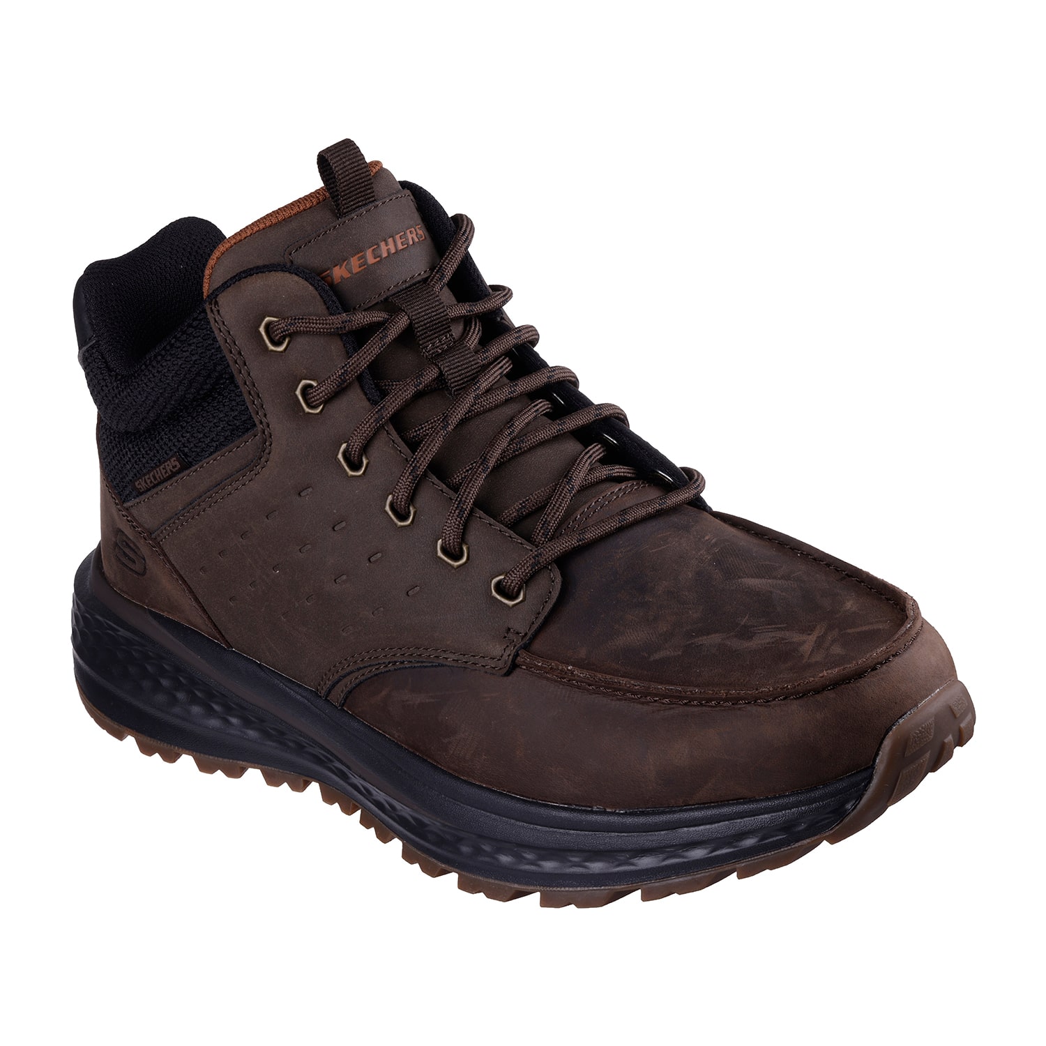 Skechers Mens Slade Ultra Linden Flat Heel Hiking Boots
