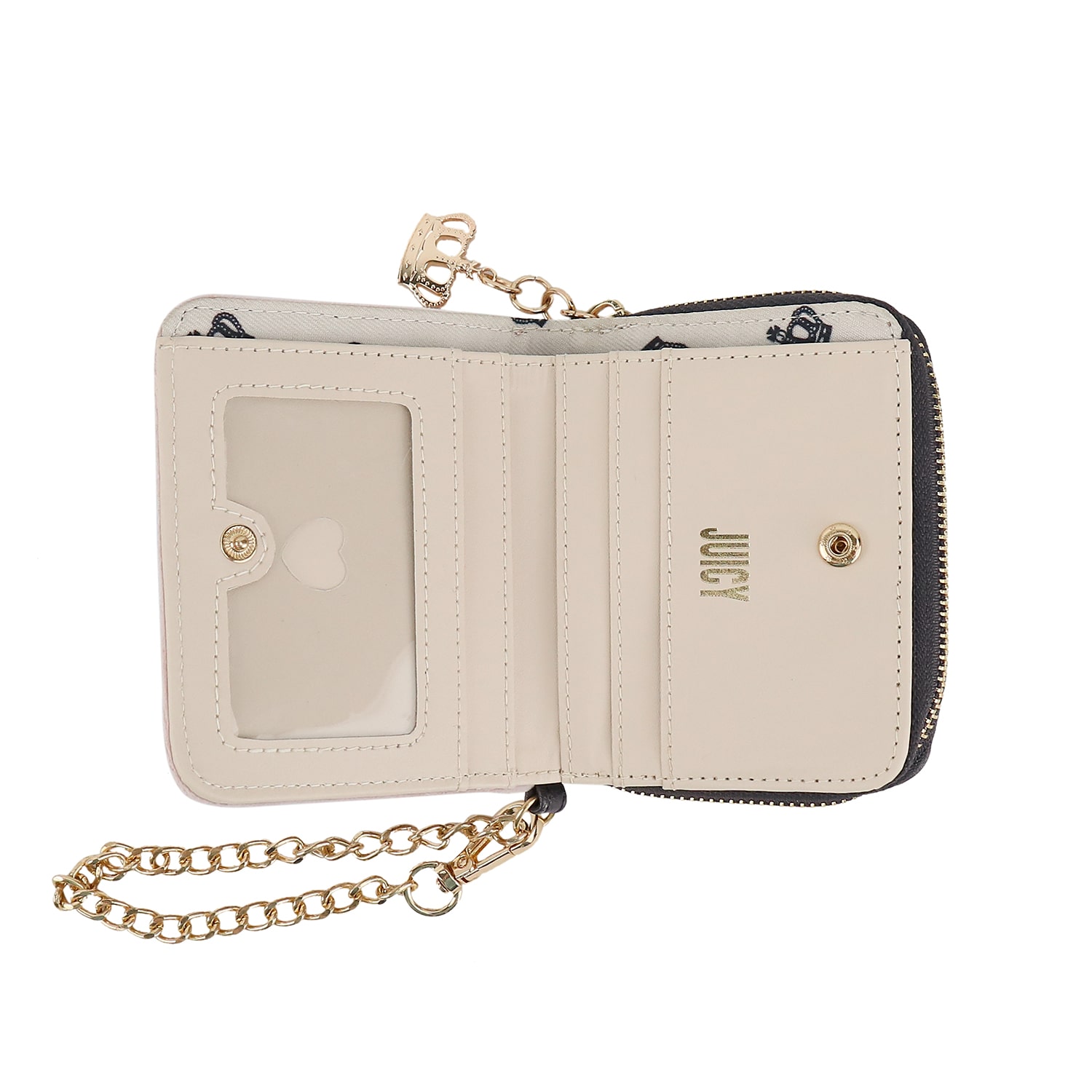 Juicy By Juicy Couture Throwback Womens Zip Around Wallet