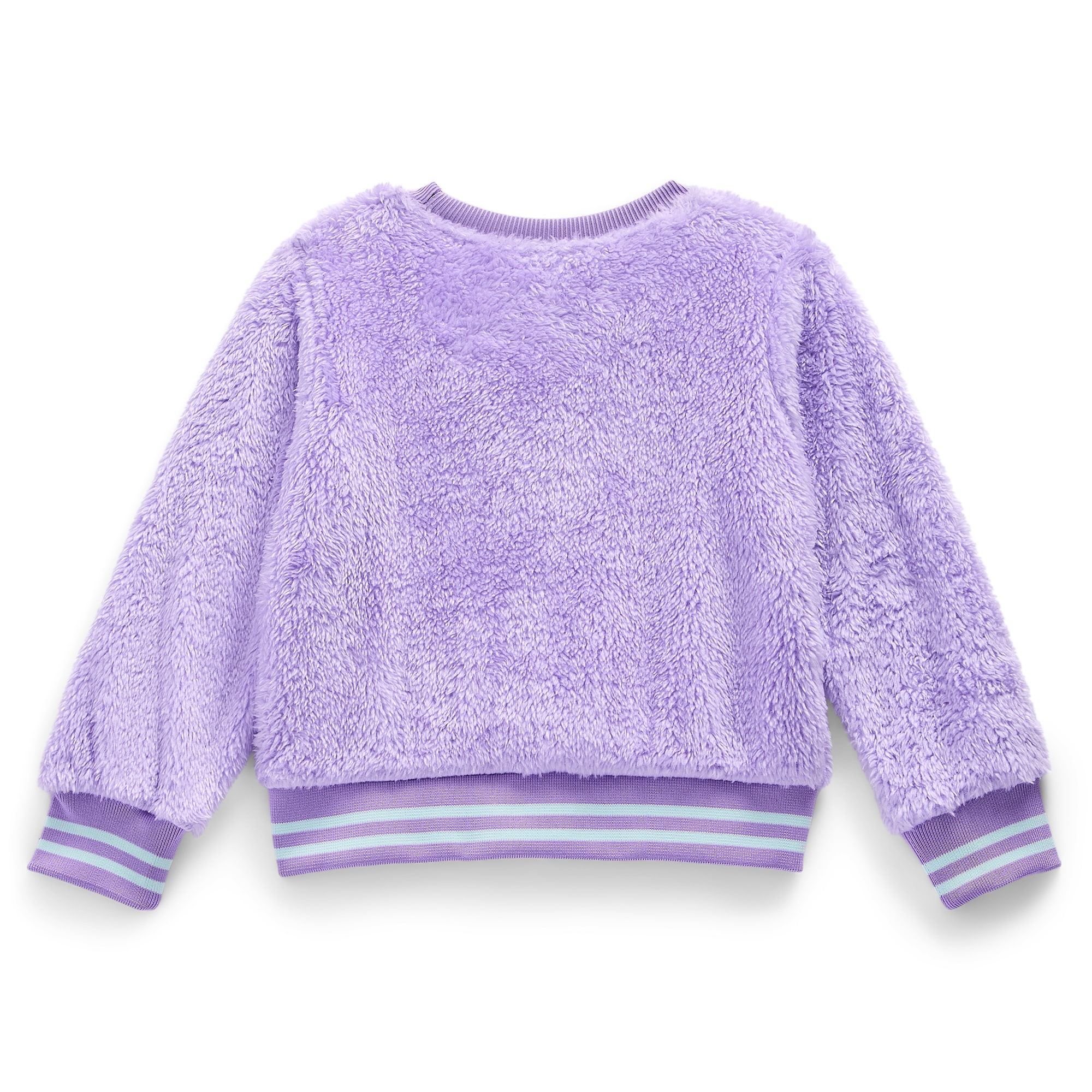 Toddler Girls Crew Neck Long Sleeve Bluey Pullover Sweater