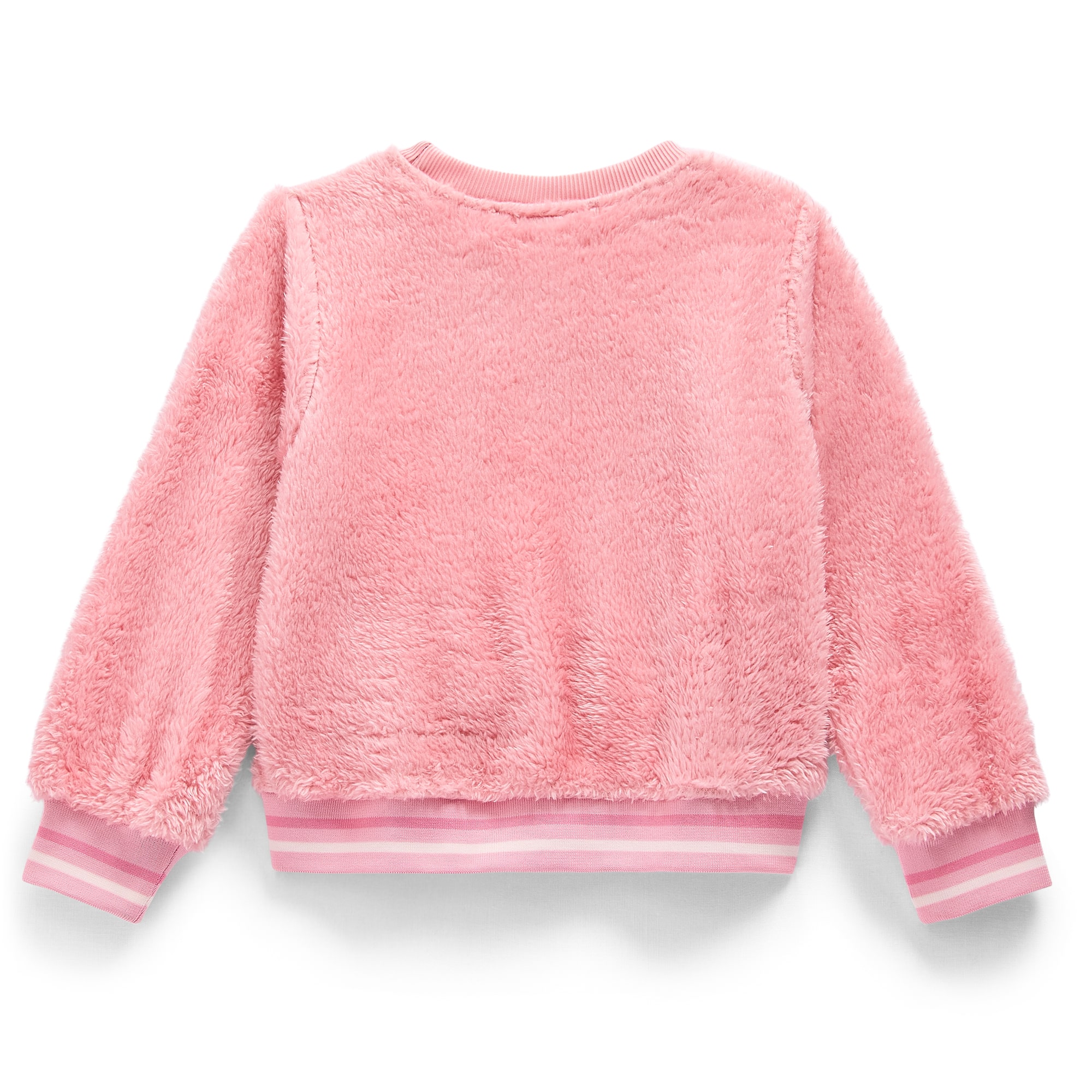 Toddler Girls Crew Neck Long Sleeve Minnie Mouse Pullover Sweater