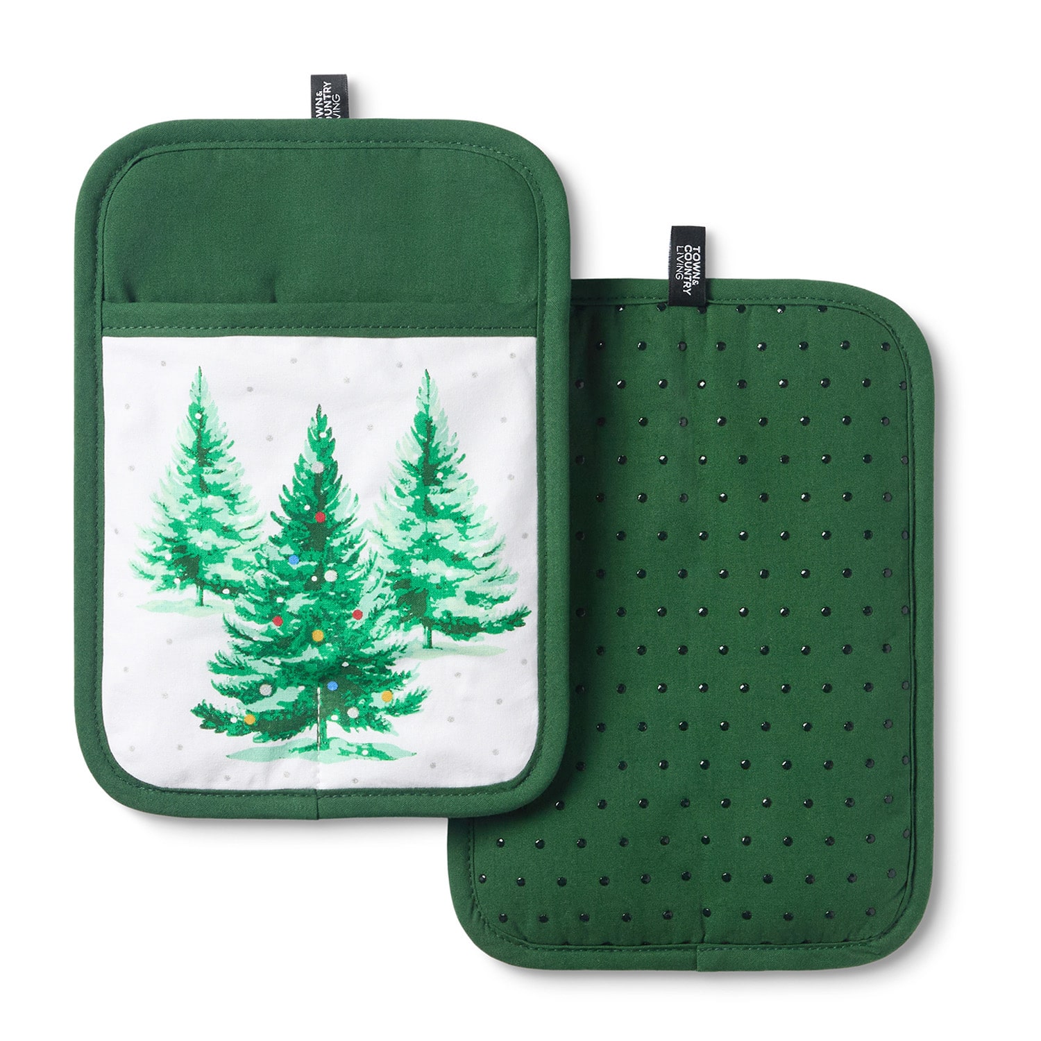 Town And Country Winter Forest 2-pc. Pot Holder