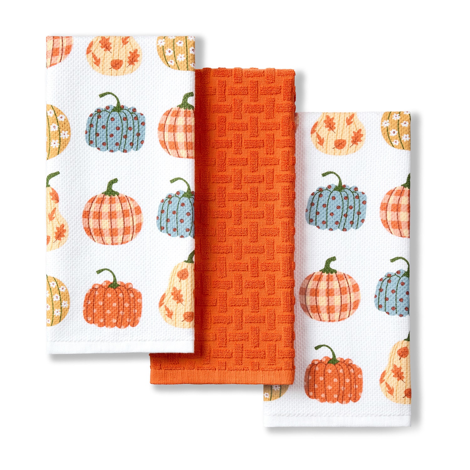 Town And Country Pumpkin Patch 3-pc. Kitchen Towel