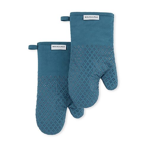 Kitchenaid Asteroid 2-pc. Oven Mitt In Blue