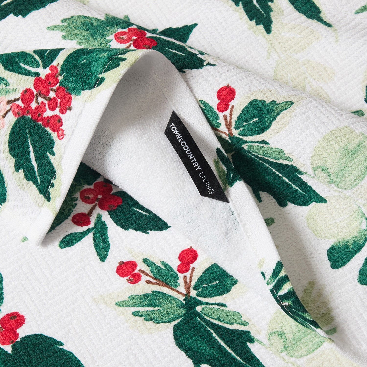 Town And Country Holly Berry 2-pc. Kitchen Towel