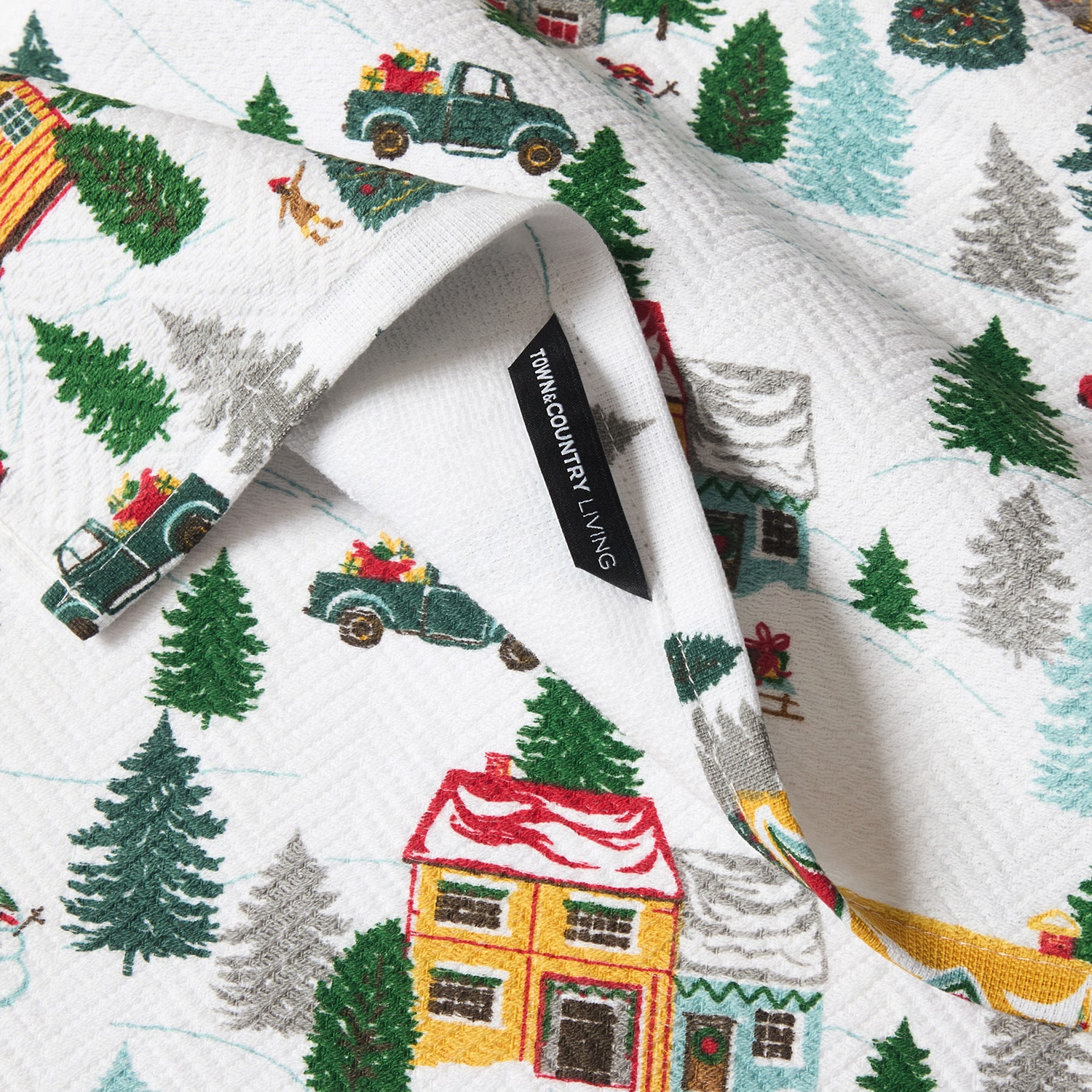 Town And Country Modern Winter House 2-pc. Kitchen Towel