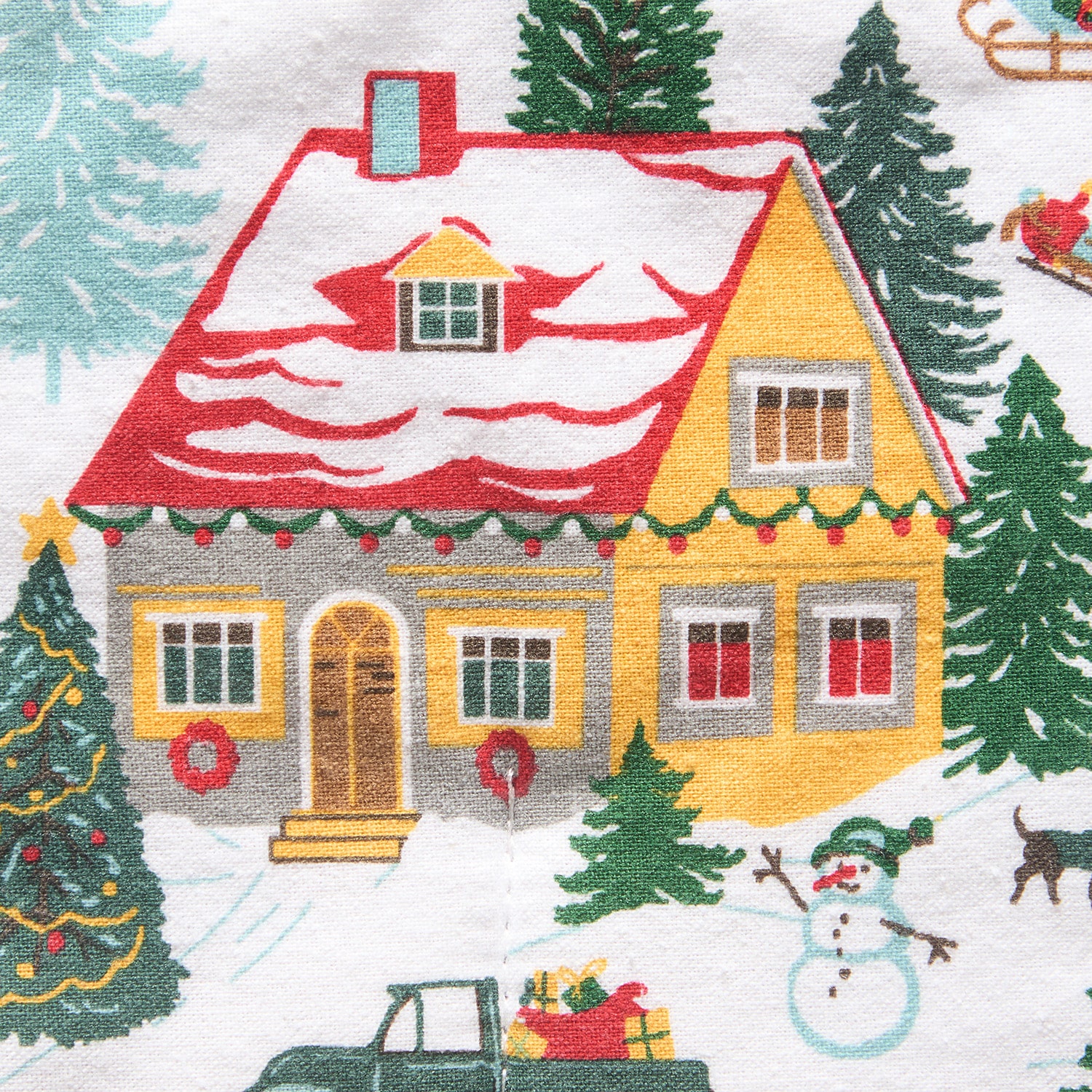 Town And Country Modern Winter House 2-pc. Pot Holder