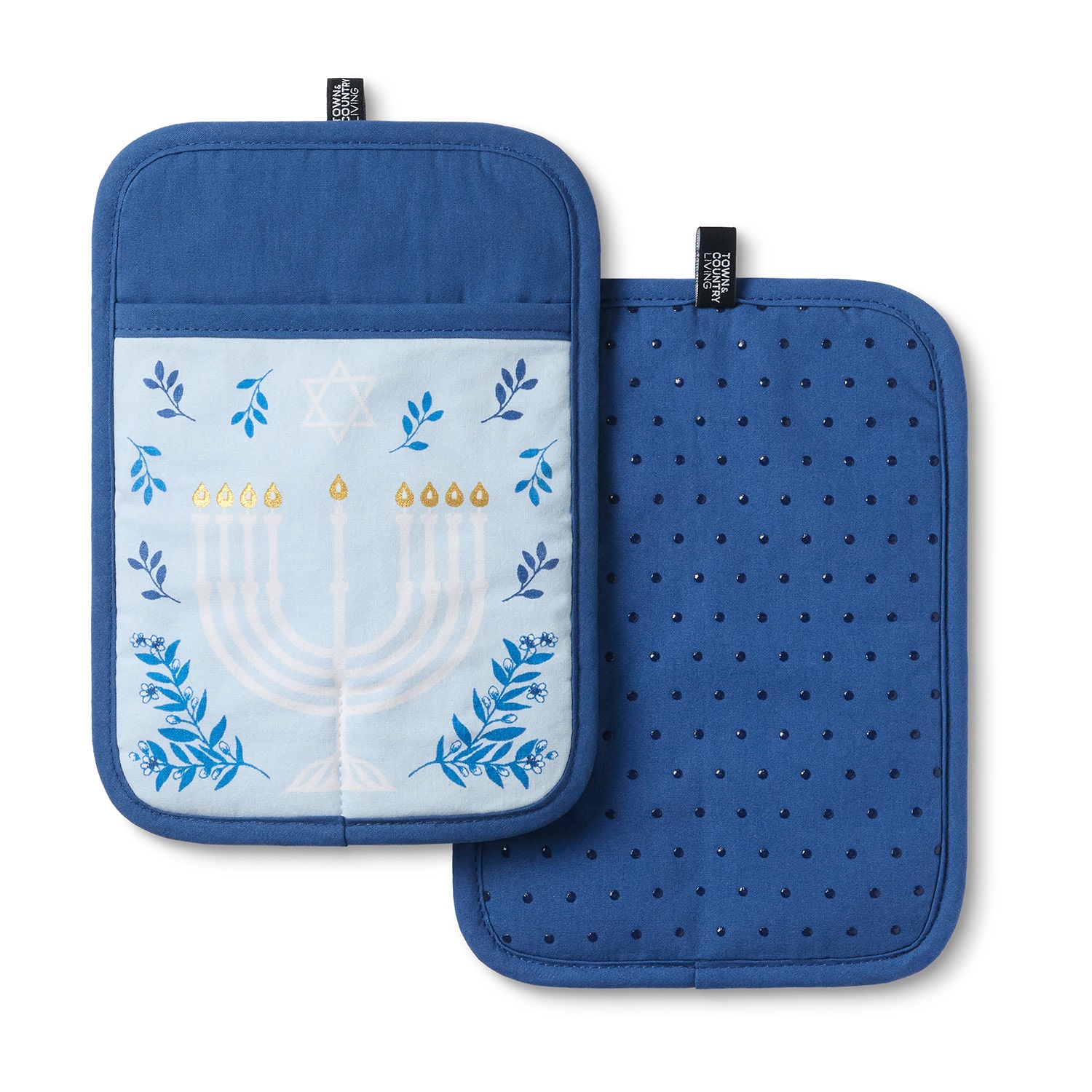 Town And Country Hanukkah Dance 2-pc. Pot Holder