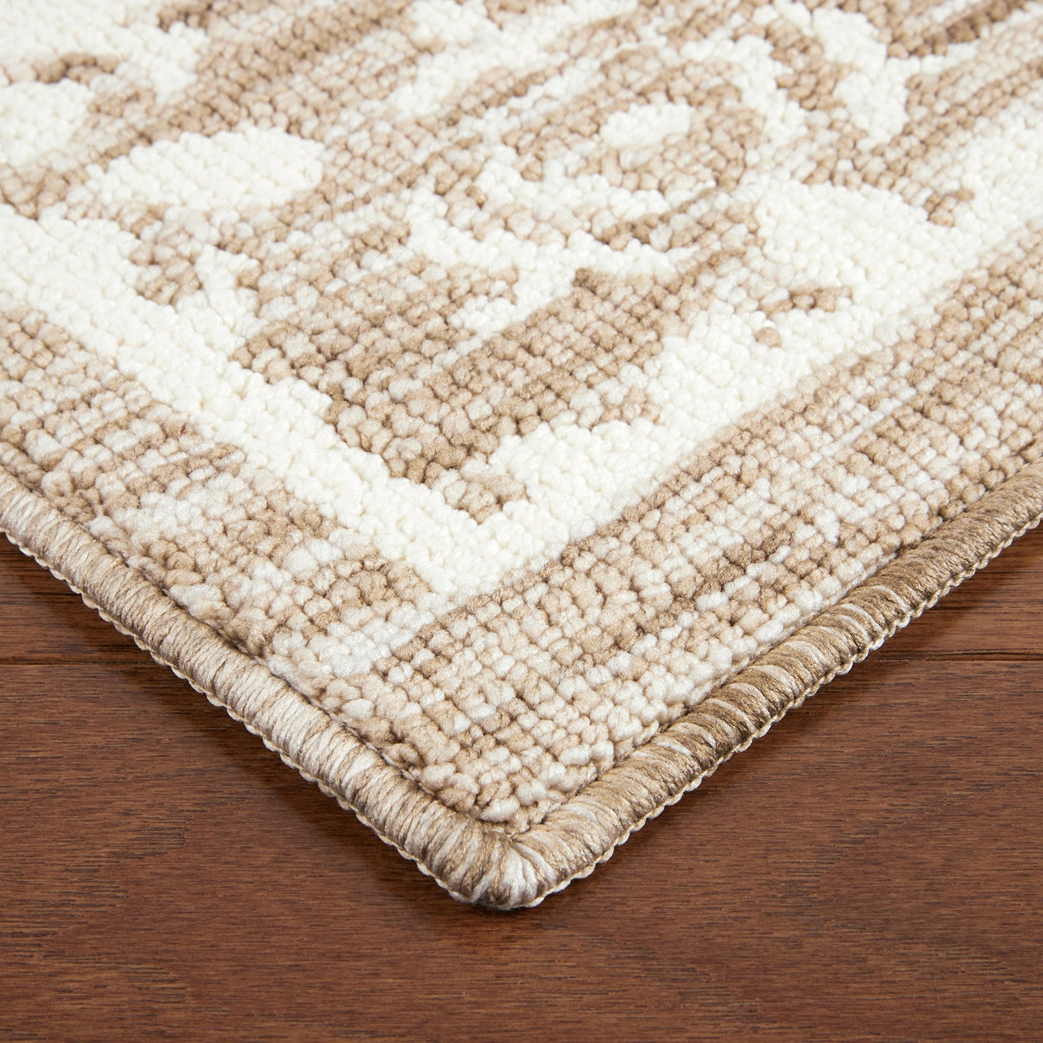 Town And Country Damask Medalion Kitchen Mat