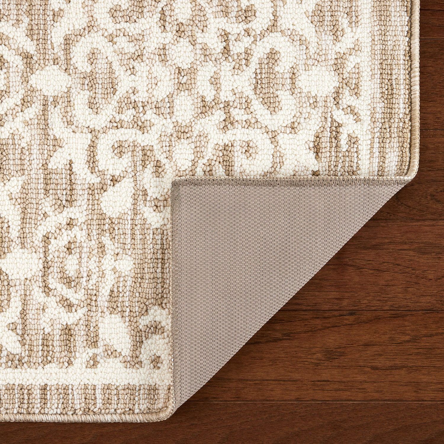 Town And Country Damask Medalion Kitchen Mat
