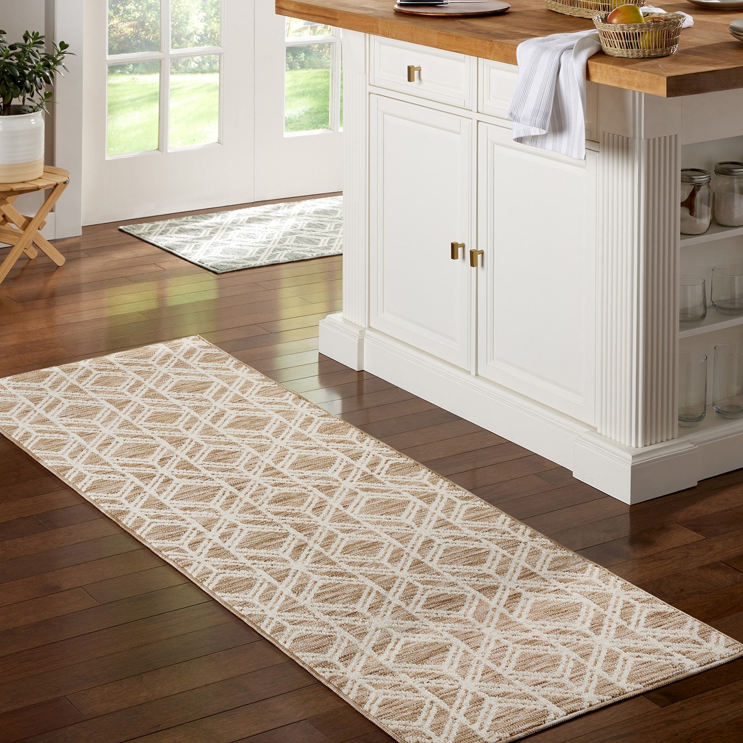 Town And Country Modern Diamond Kitchen Mat