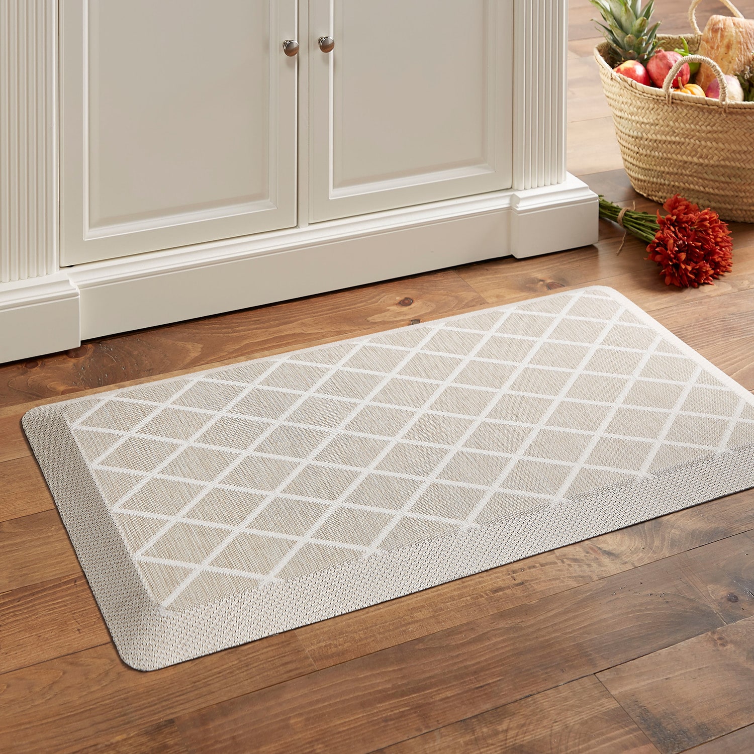 Martha Stewart Miles Diamond Kitchen Mat
