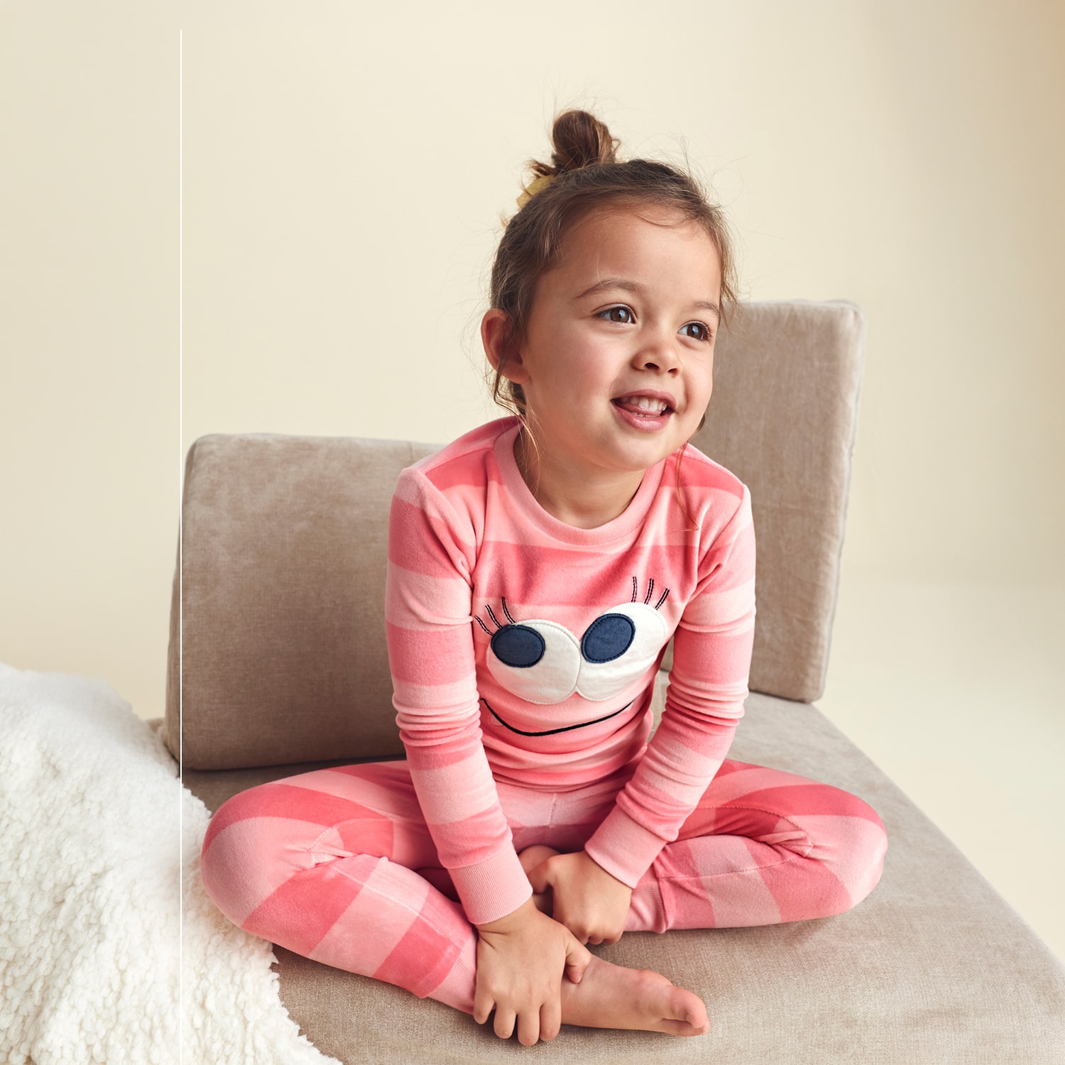 Carter's Dreamplush Toddler Girls Crew Neck Long Sleeve 2-pc. Pajama Set