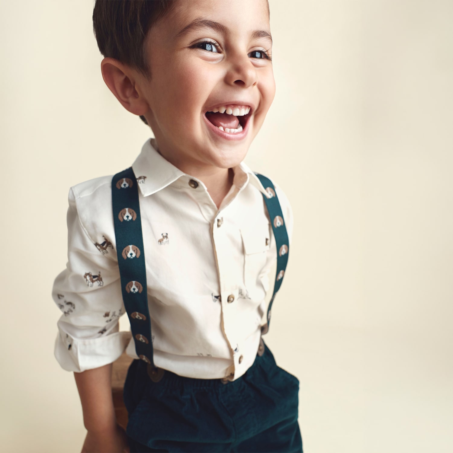 Carter's Toddler Boys Long Sleeve Fitted Regular Fit Button-Down Shirt