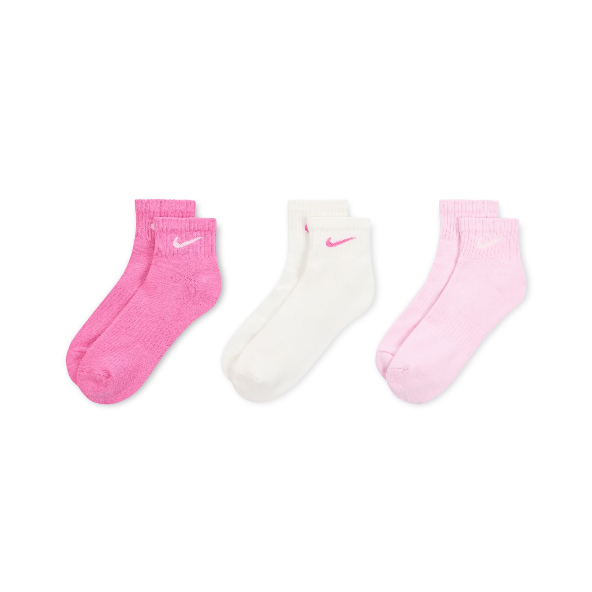 Nike Unisex Adult Pair Quarter Ankle Socks