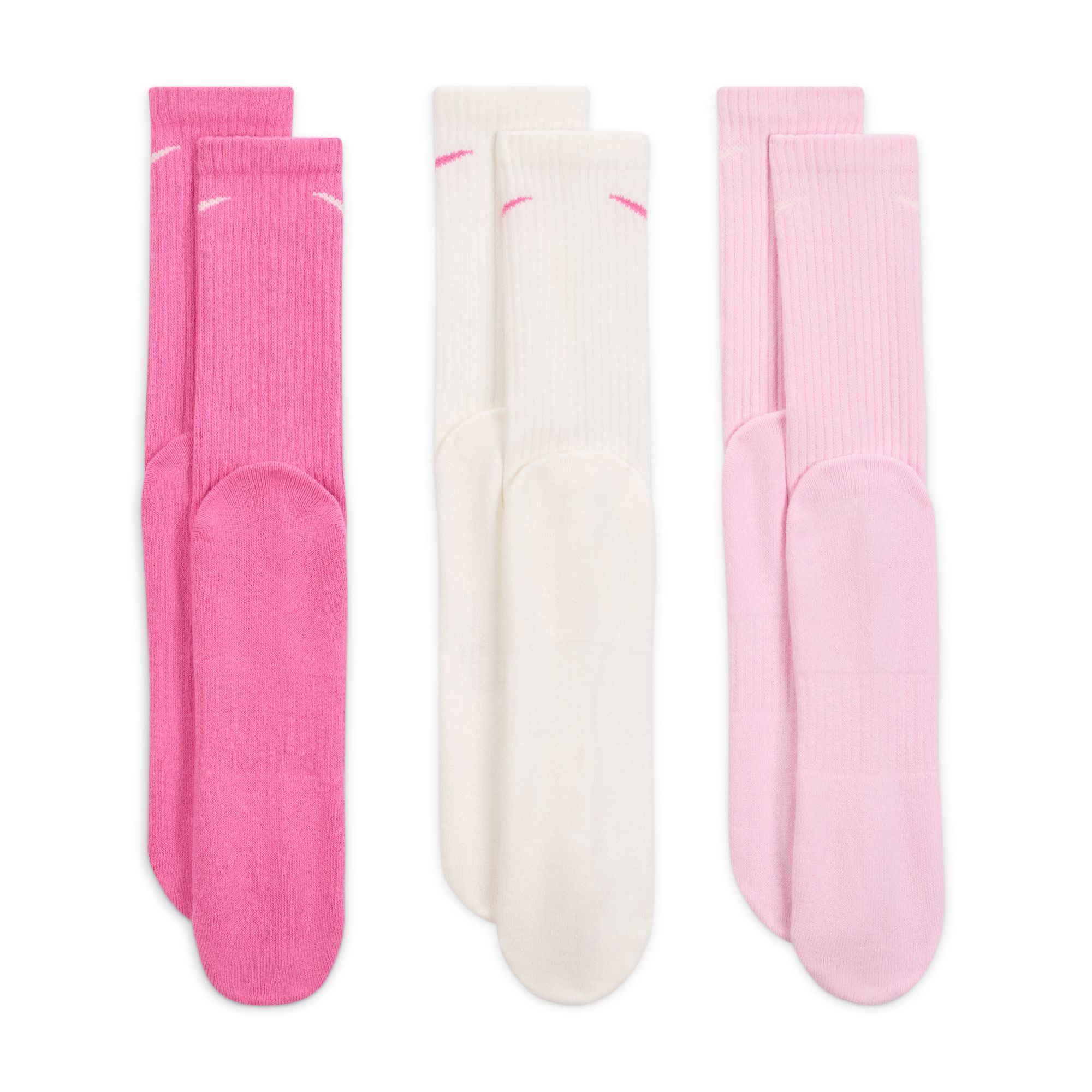 Nike Unisex Adult 3 Pair Crew Socks