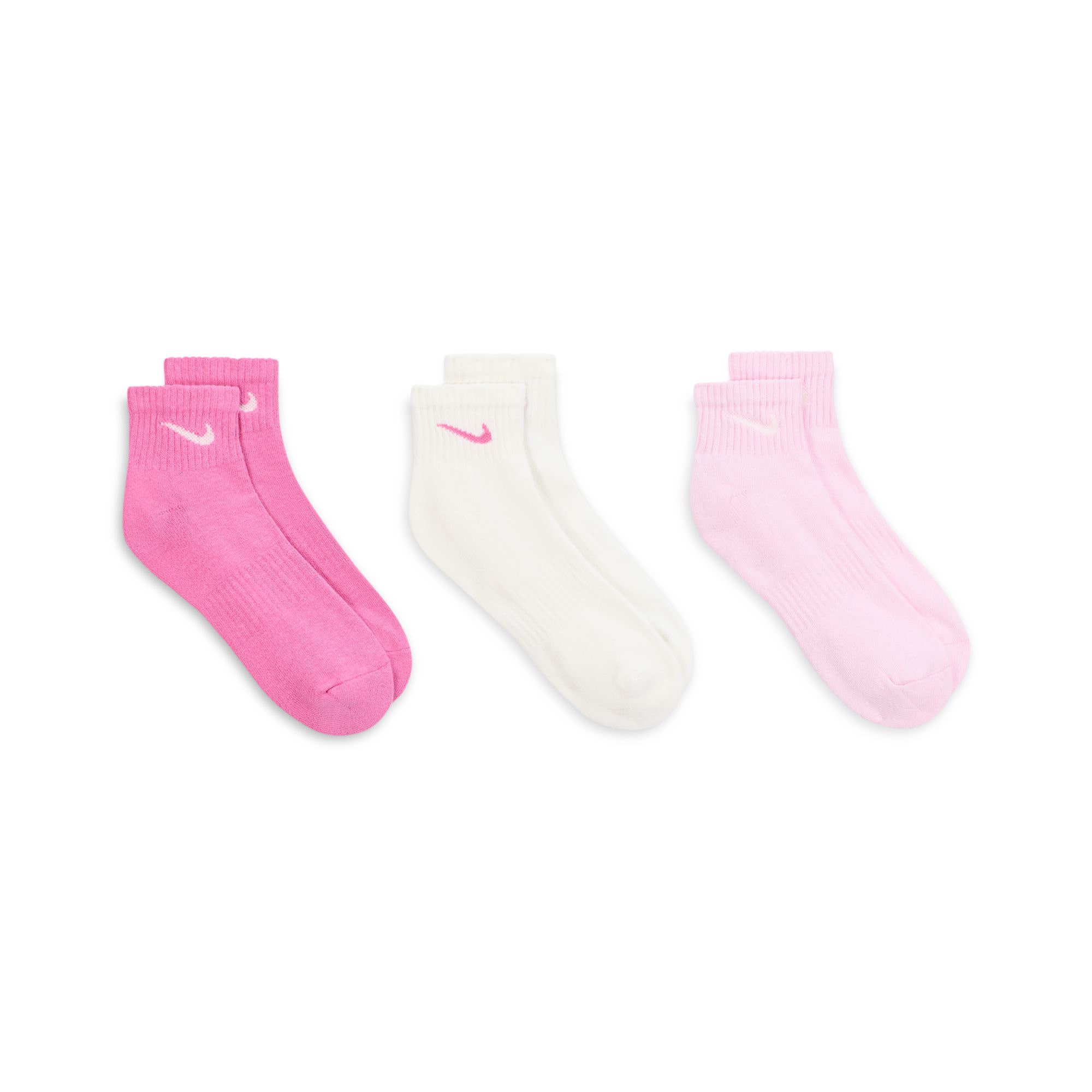 Nike Unisex Adult Pair Quarter Ankle Socks