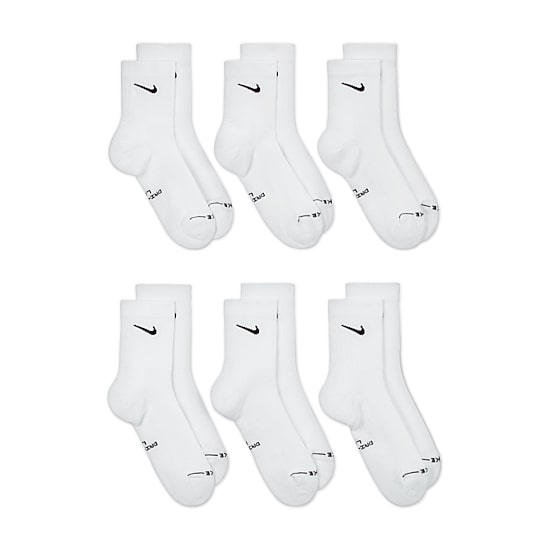 Nike Unisex Adult 6 Pair Crew Socks