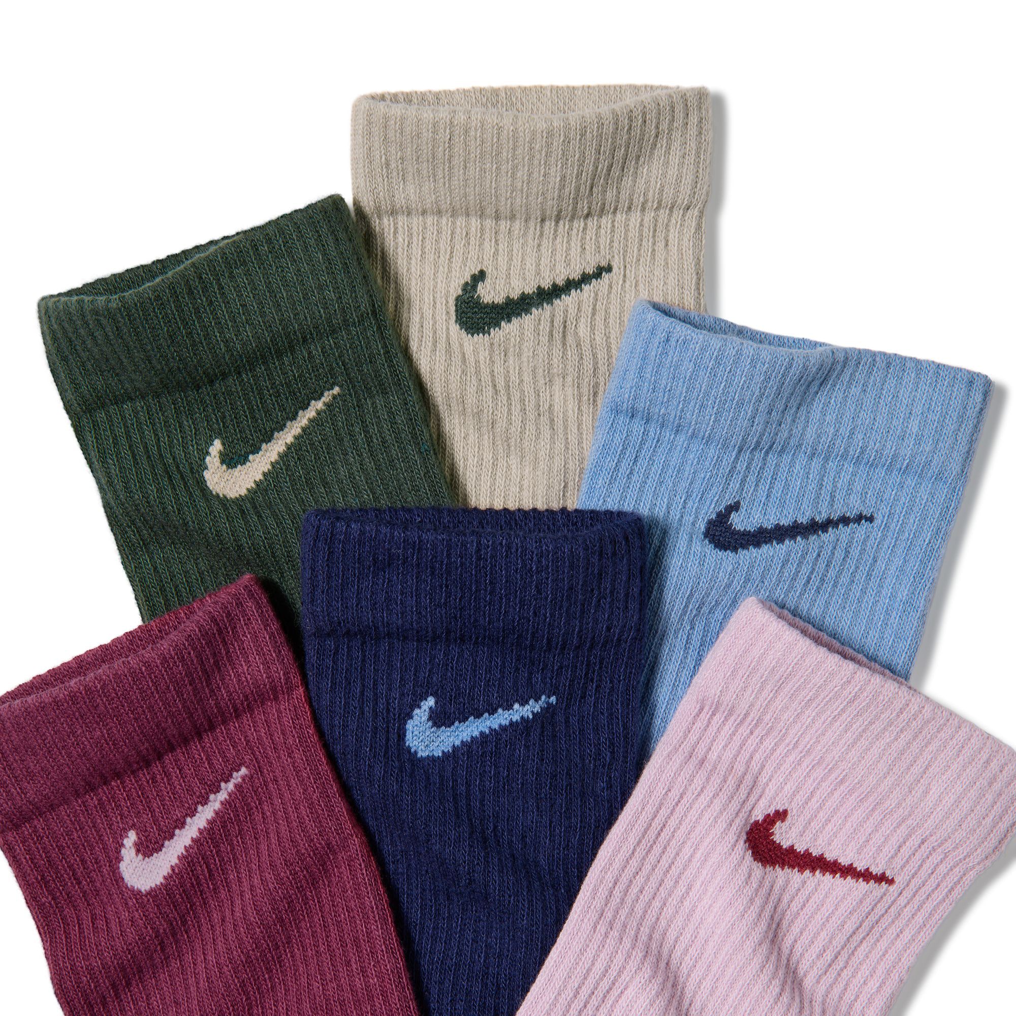 Nike Unisex Adult 6 Pair Crew Socks