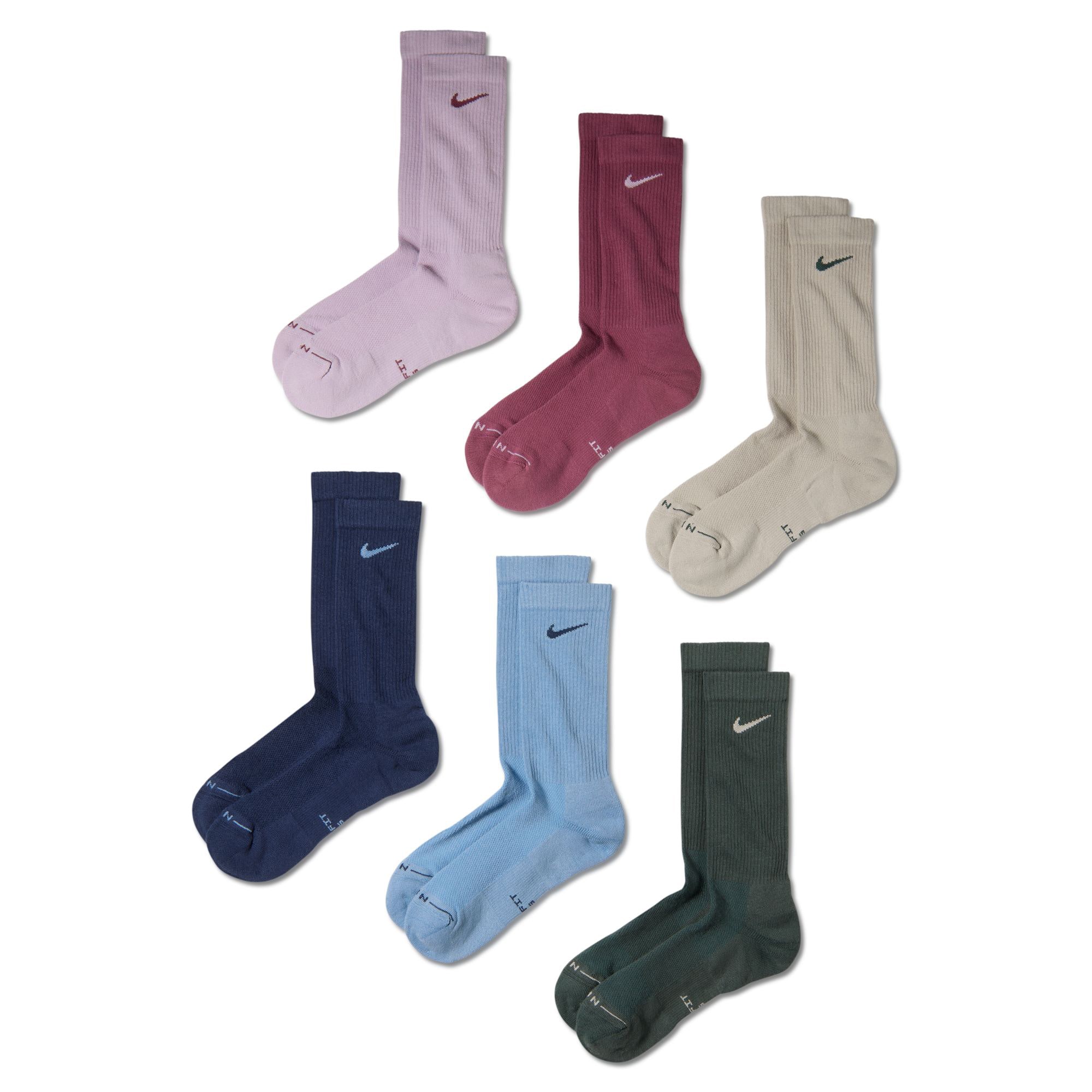 Nike Unisex Adult 6 Pair Crew Socks