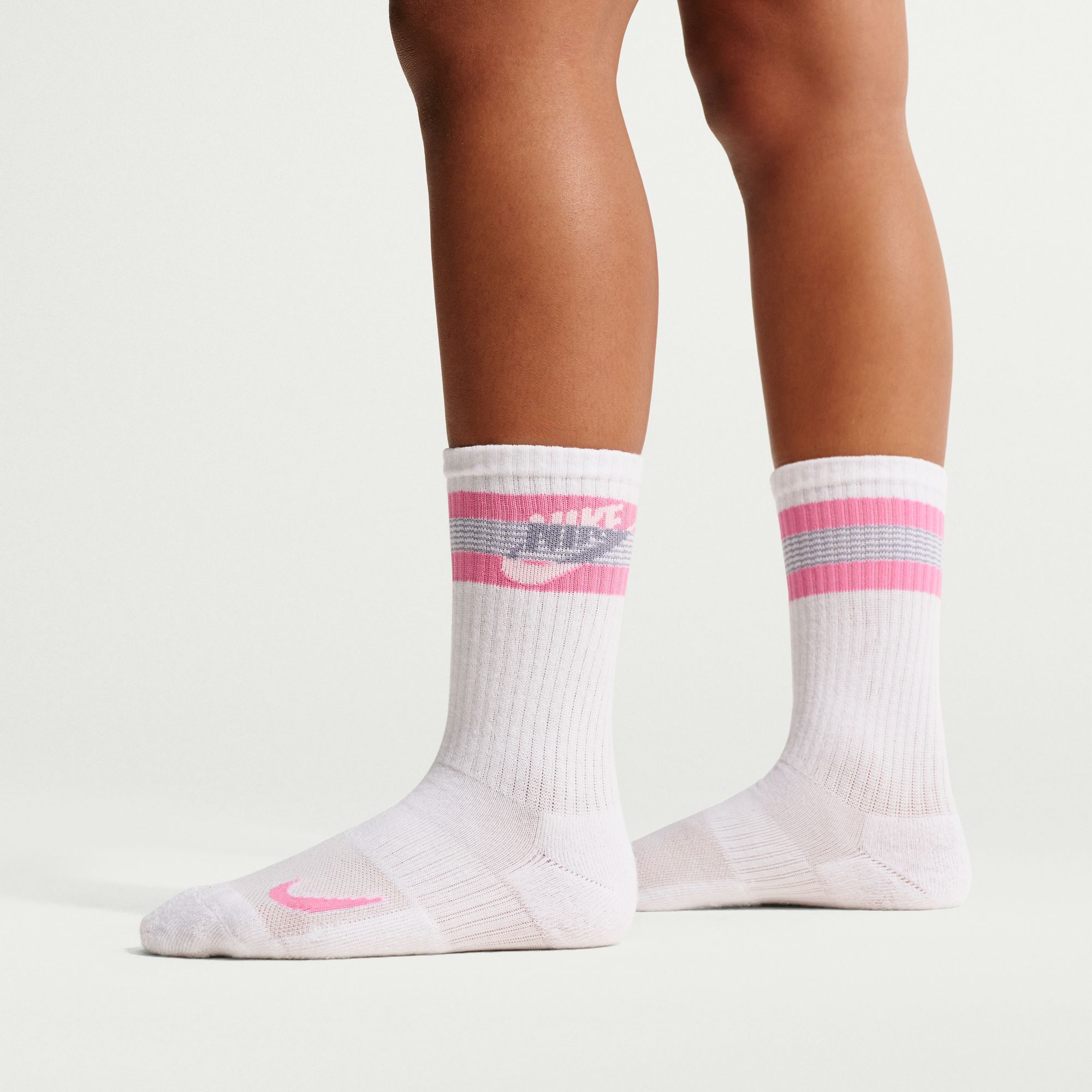 Nike Little & Big Kid Girls 6 Pair Crew Socks