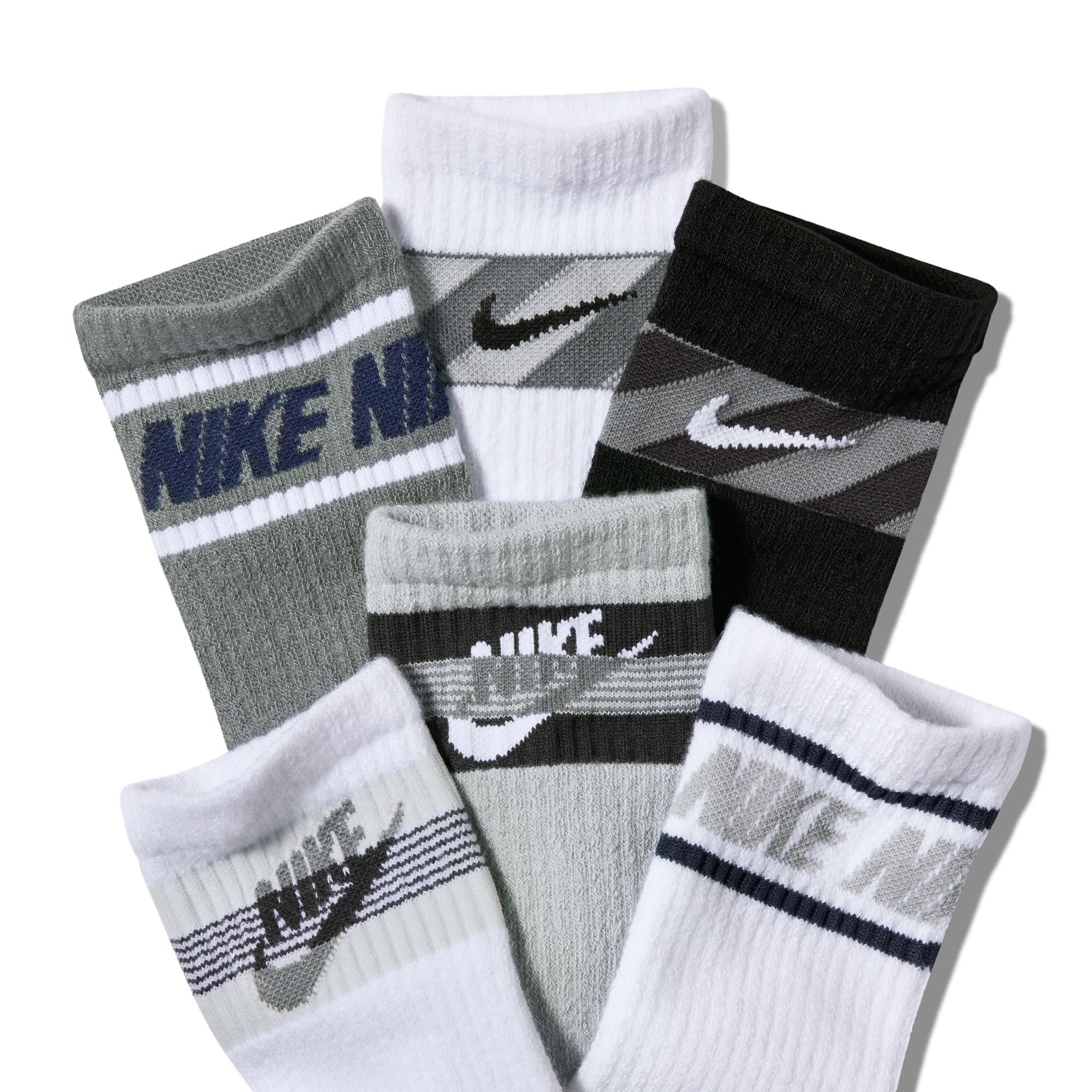 Nike Little & Big Kid Boys 6 Pair Crew Socks