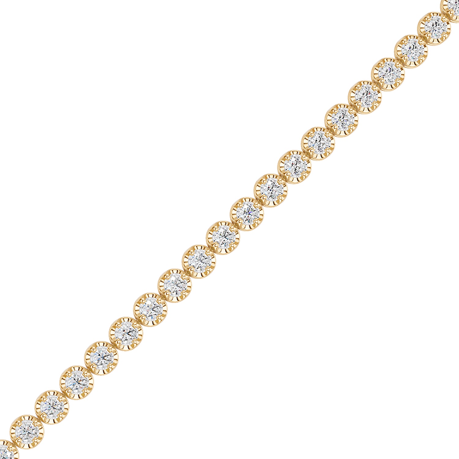 (G / Si2) Womens 7 Ct.T.W. Lab Grown White Diamond Sterling Silver 17 Inch Tennis Necklace