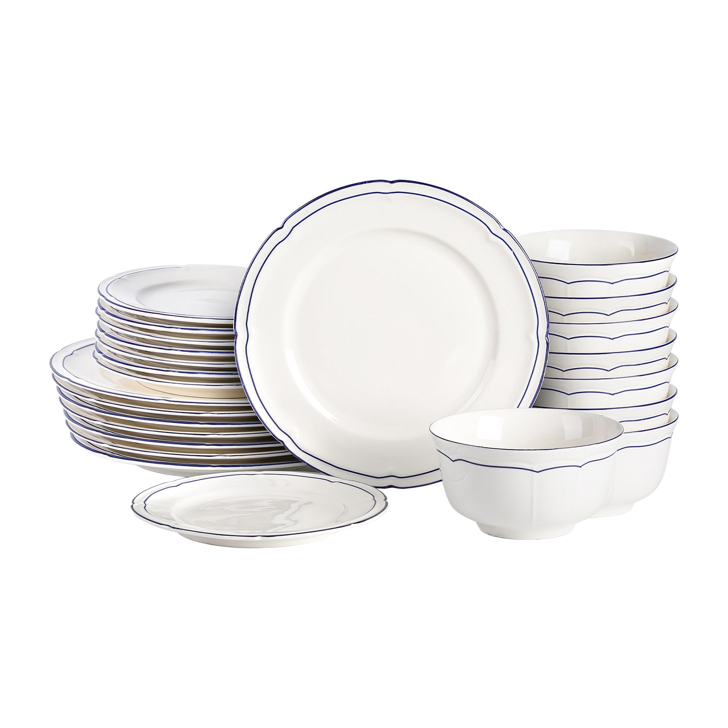 Emeril Lagasse Victory 24-pc. Porcelain Dinnerware Set