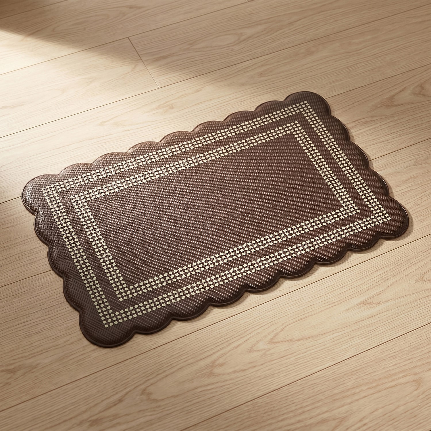 Achim Scalloped Remi Anti-Fatigue 18"x30" Kitchen Mat