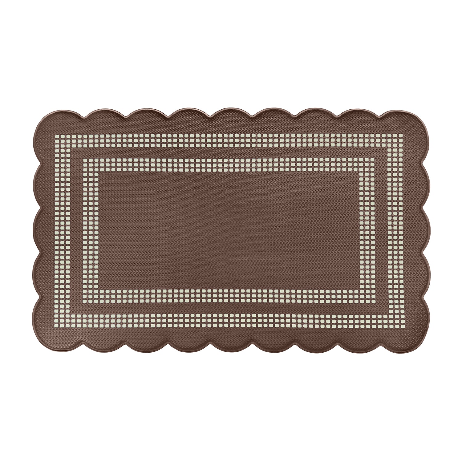 Achim Scalloped Remi Anti-Fatigue 18"x30" Kitchen Mat